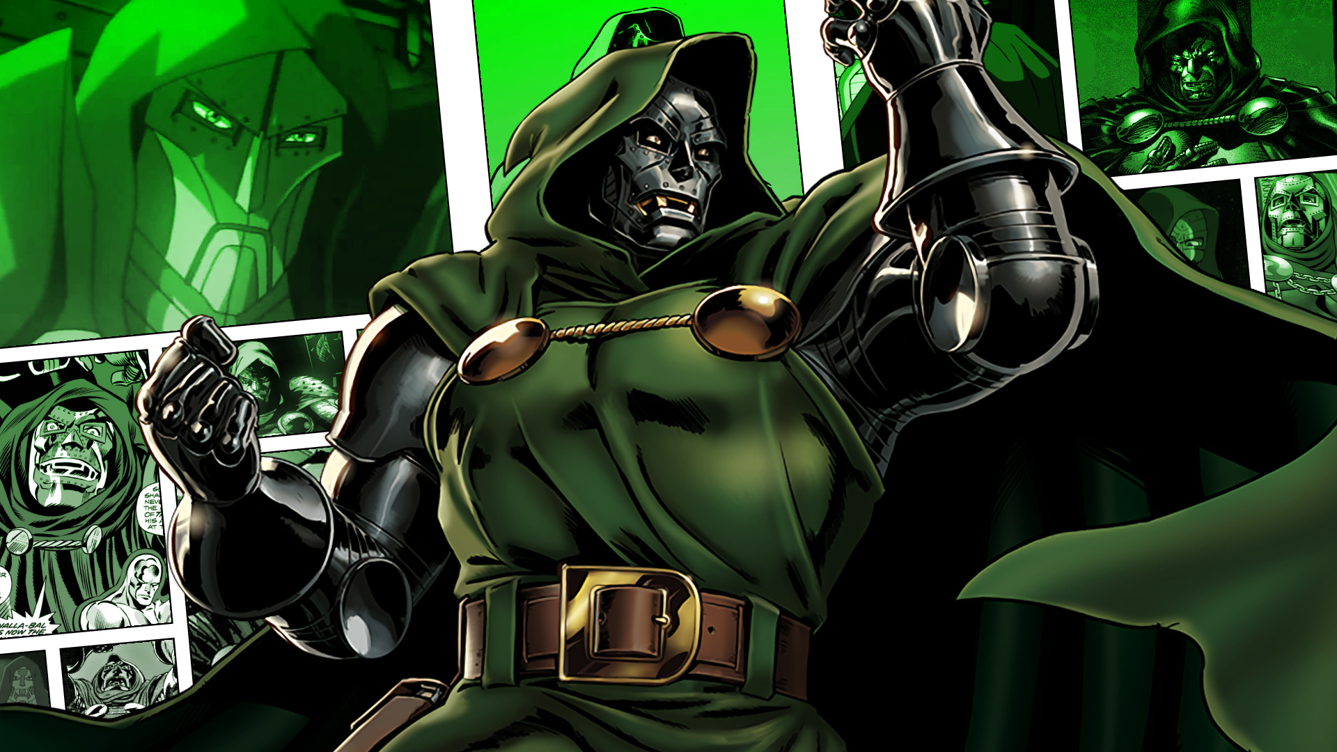 Dr. Doom wallpapers, Posted by Samantha Cunningham, Digital art, Marvel villain, 1920x1080 Full HD Desktop