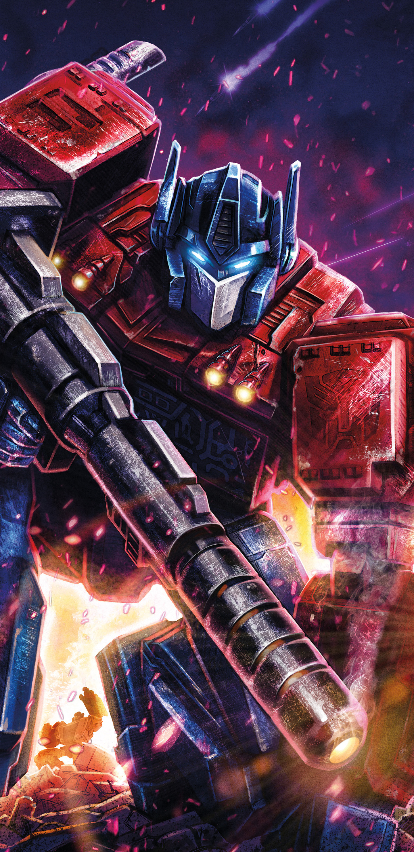 Optimus Prime, Movies, Digital art, Samsung Galaxy, 1440x2960 HD Phone