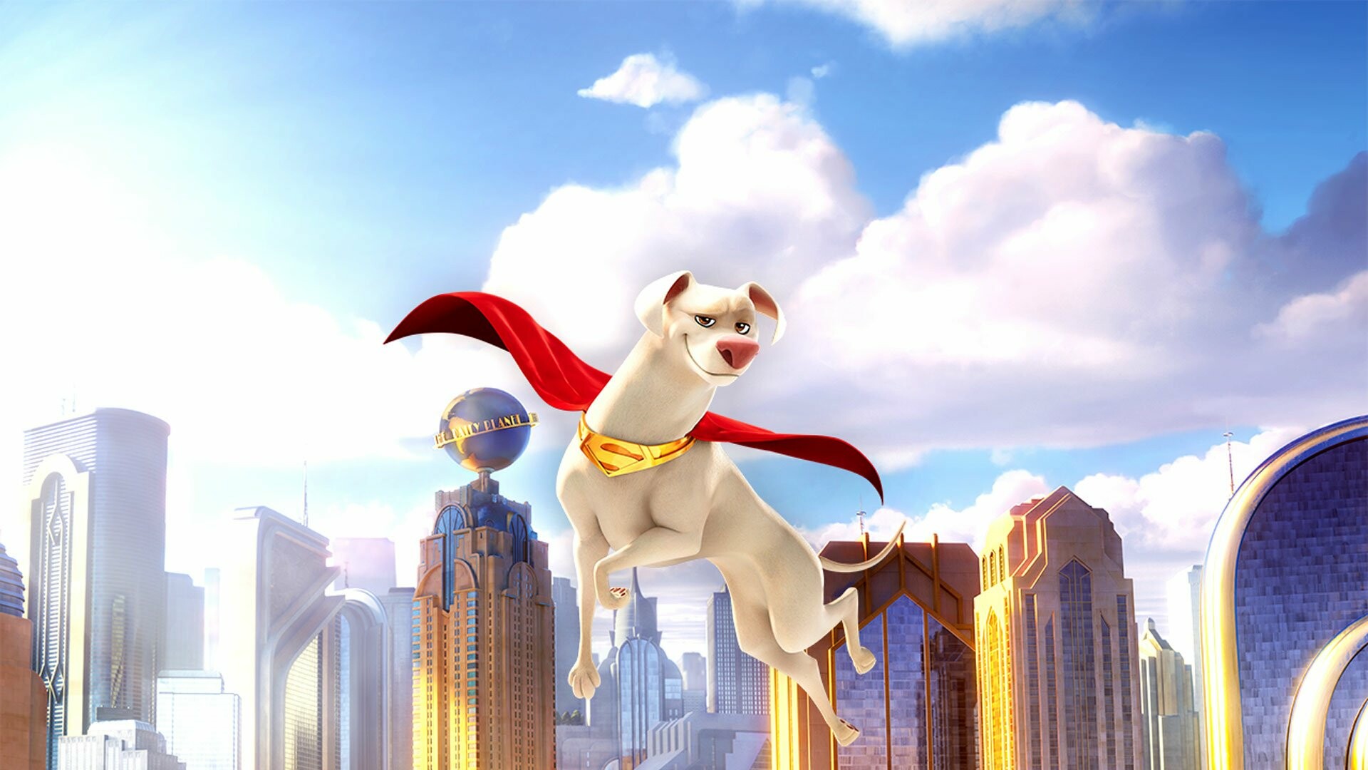 DC League of Super-Pets, Dynamic animation, Heroic animals, Epic battles, 1920x1080 Full HD Desktop