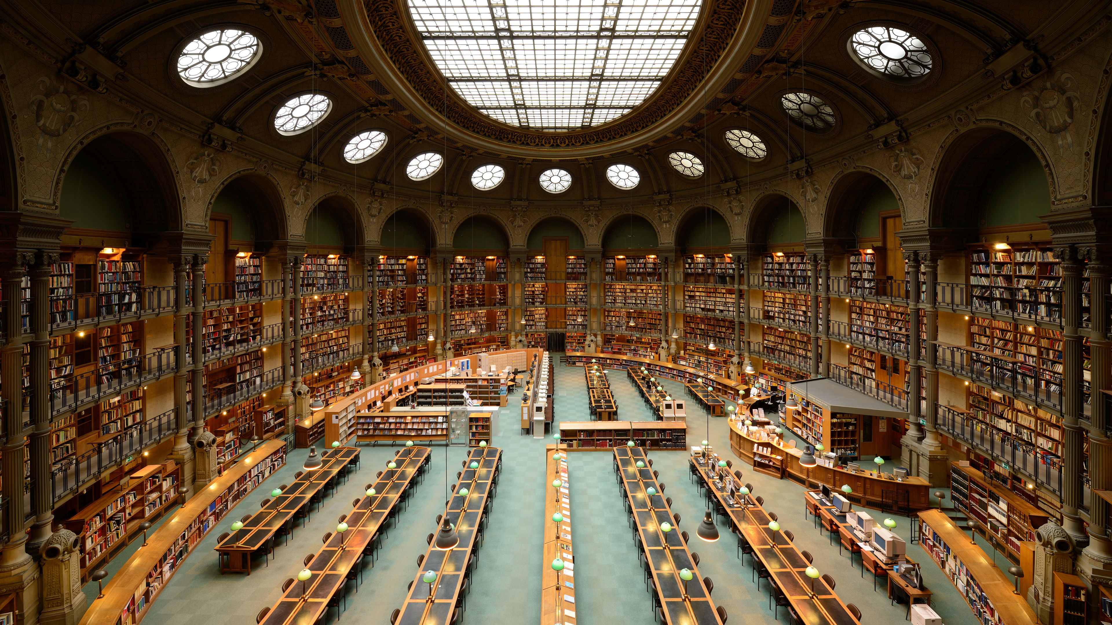 National Library of France, Libraries Wallpaper, 3840x2160 4K Desktop