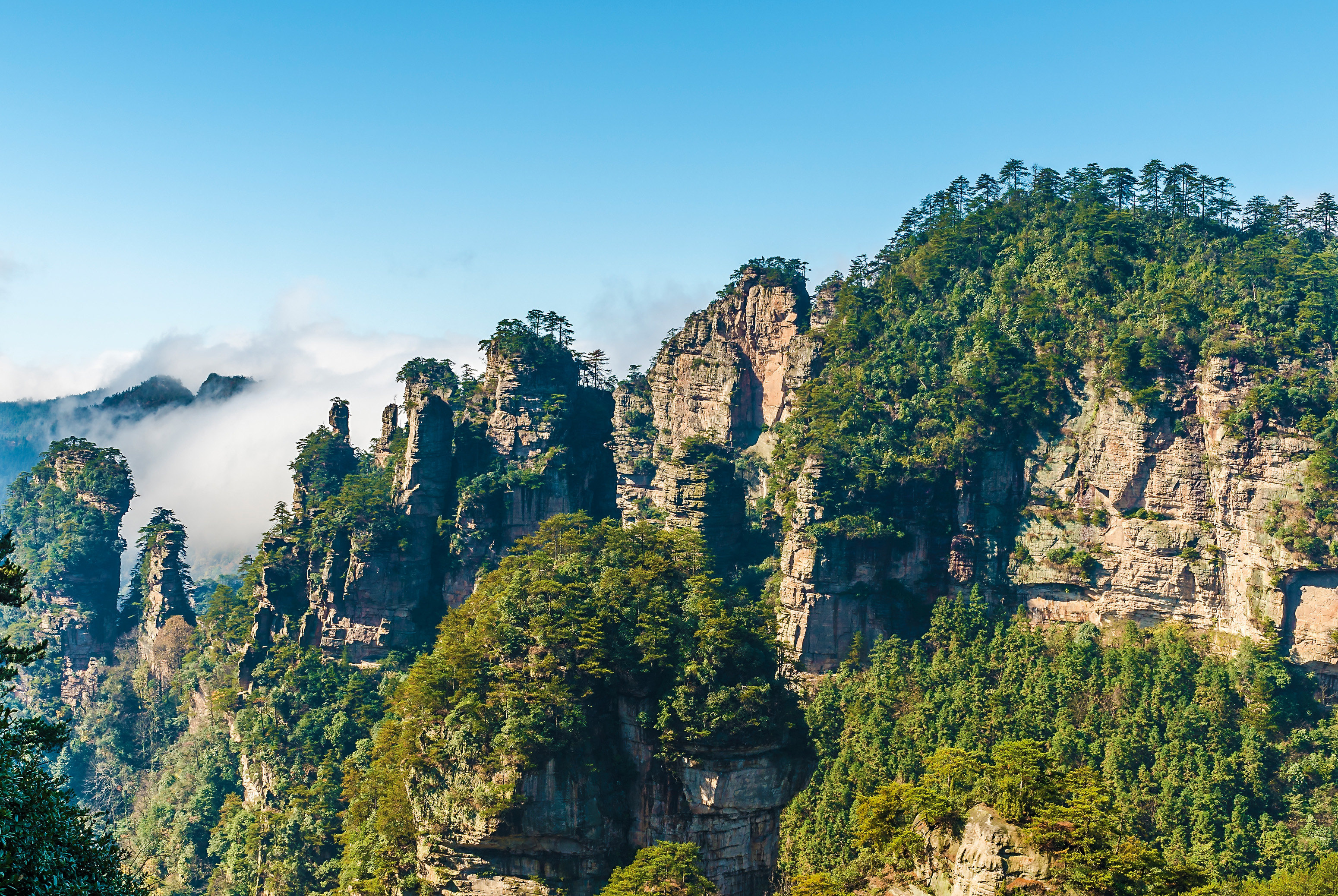 Wulingyuan National Park, Zhangjiajie National Forest Park, Wulingyuan District, Travelogues, 3100x2080 HD Desktop