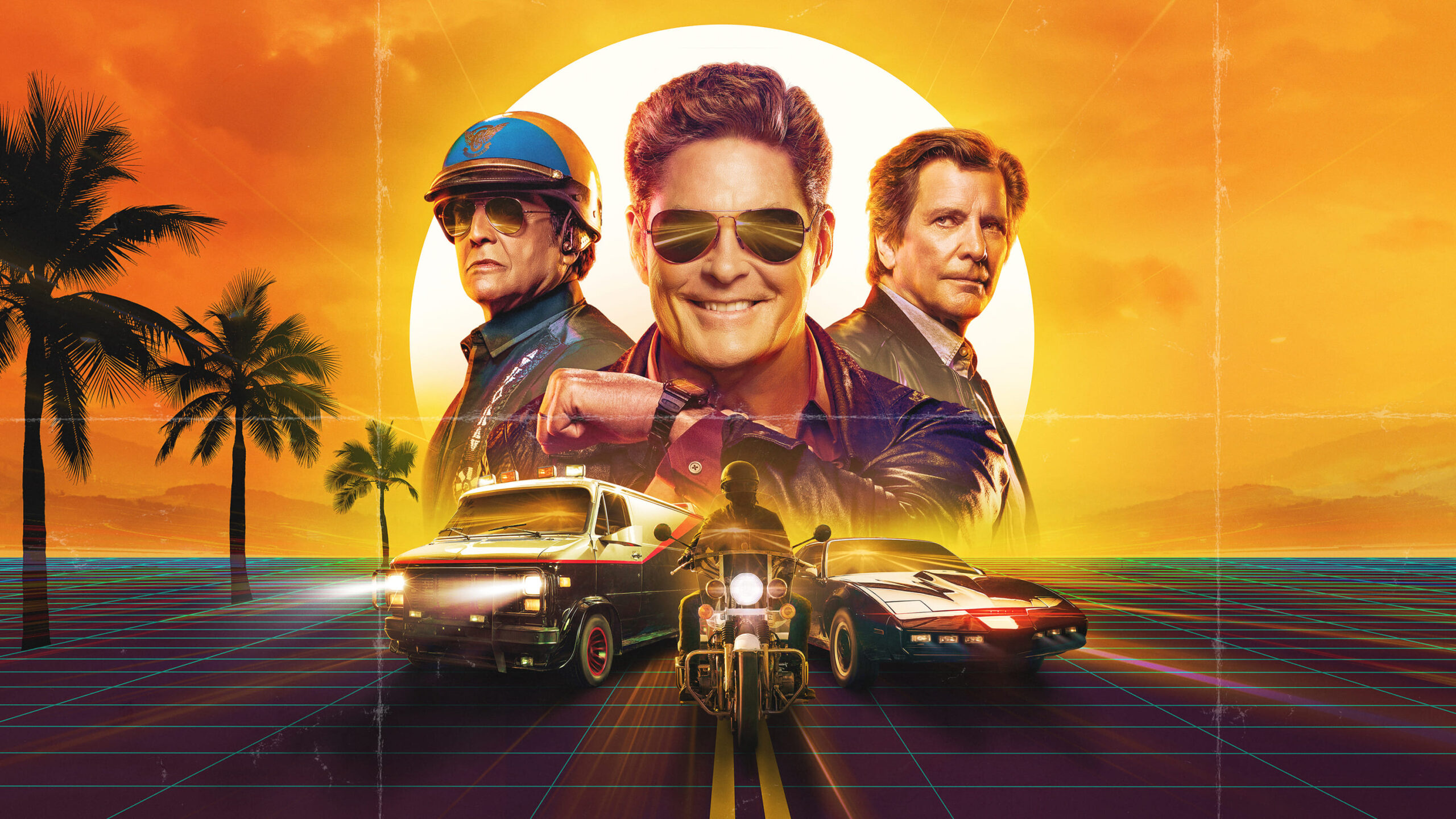 David Hasselhoff, 80s supercars, Movie streaming, Battle of the classics, 2560x1440 HD Desktop