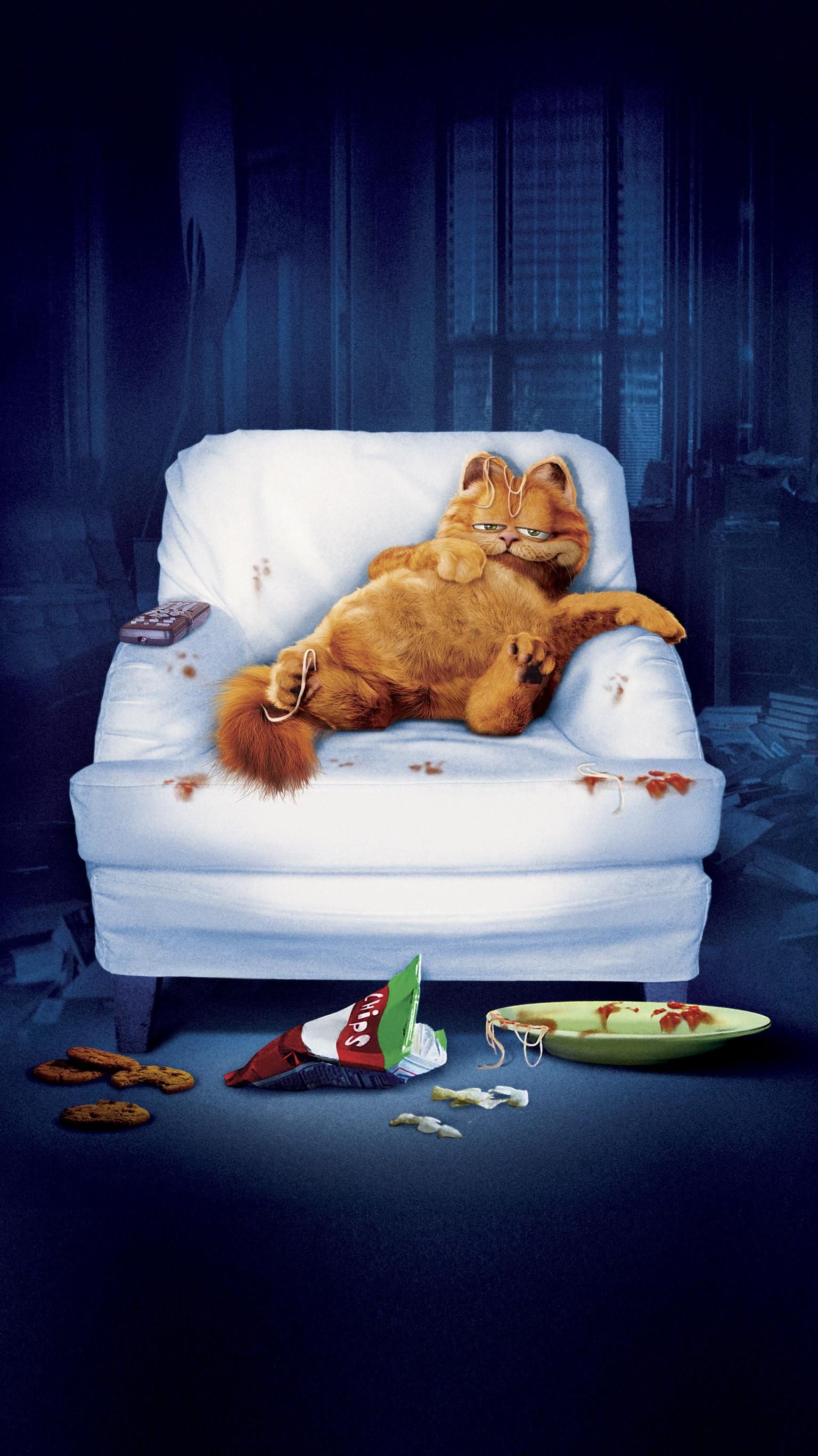 Garfield, 2004 phone wallpaper, Cartoon characters, Movie wallpapers, 1540x2740 HD Phone