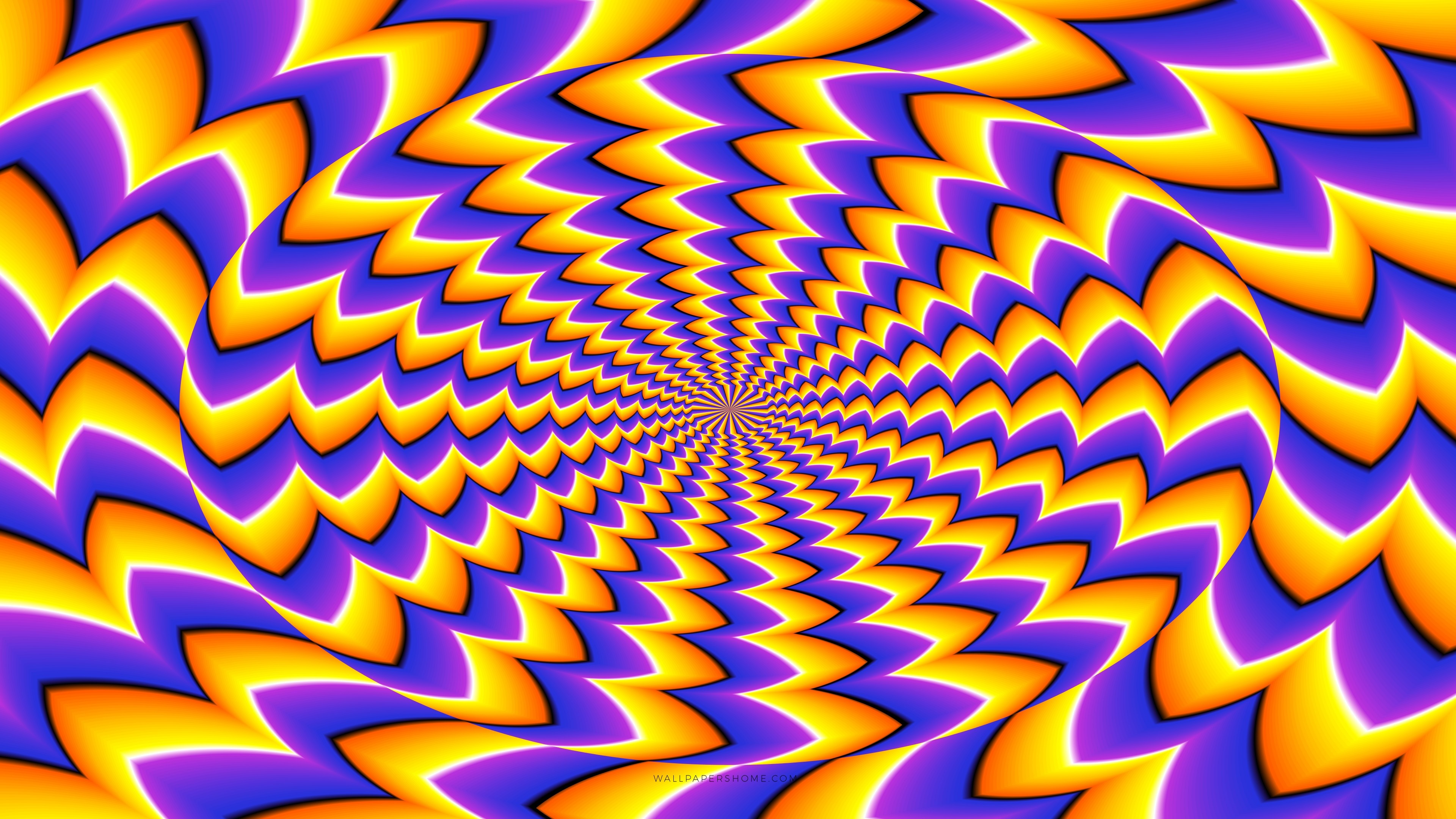 Swirl, Optical Illusion Wallpaper, 3840x2160 4K Desktop