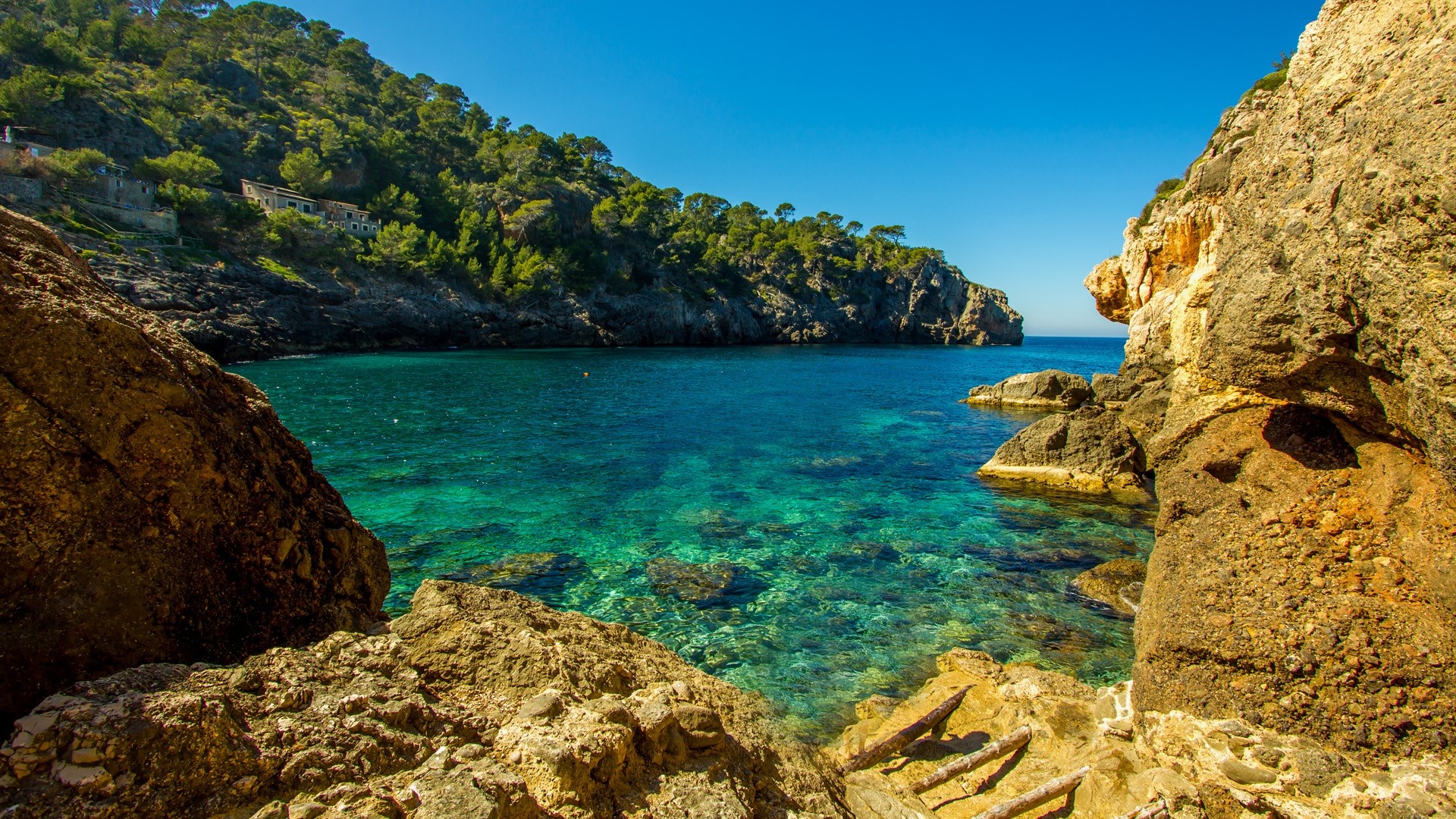 Free download Cala Deia, Tropic, 1920x1080 Full HD Desktop