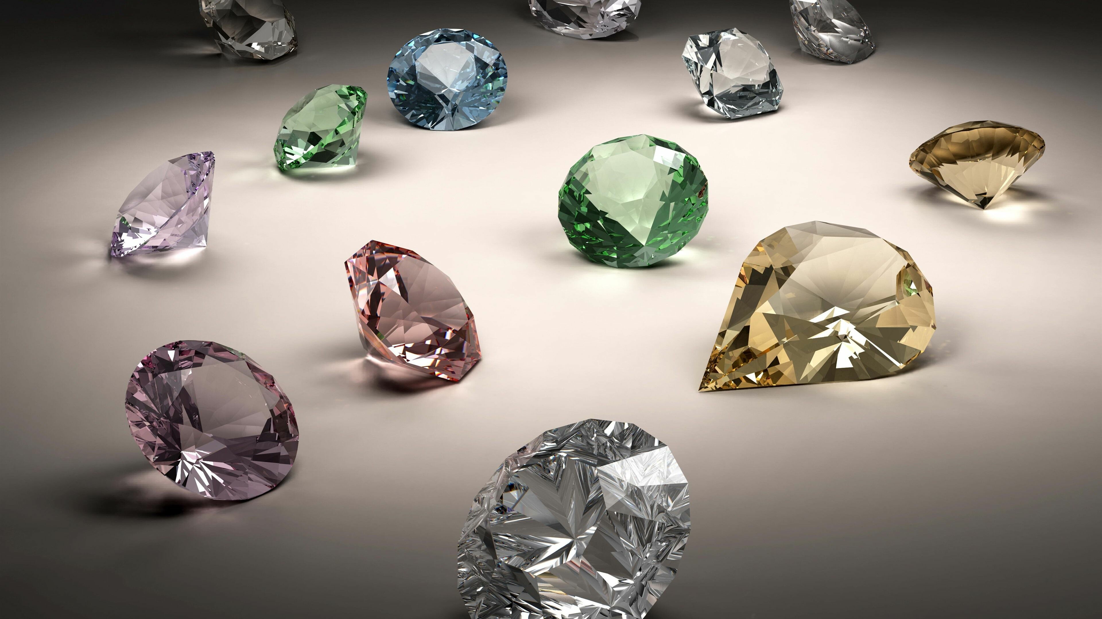 Jewel wallpapers, Dazzling and luxurious, Precious gemstones, Sparkling brilliance, 3840x2160 4K Desktop