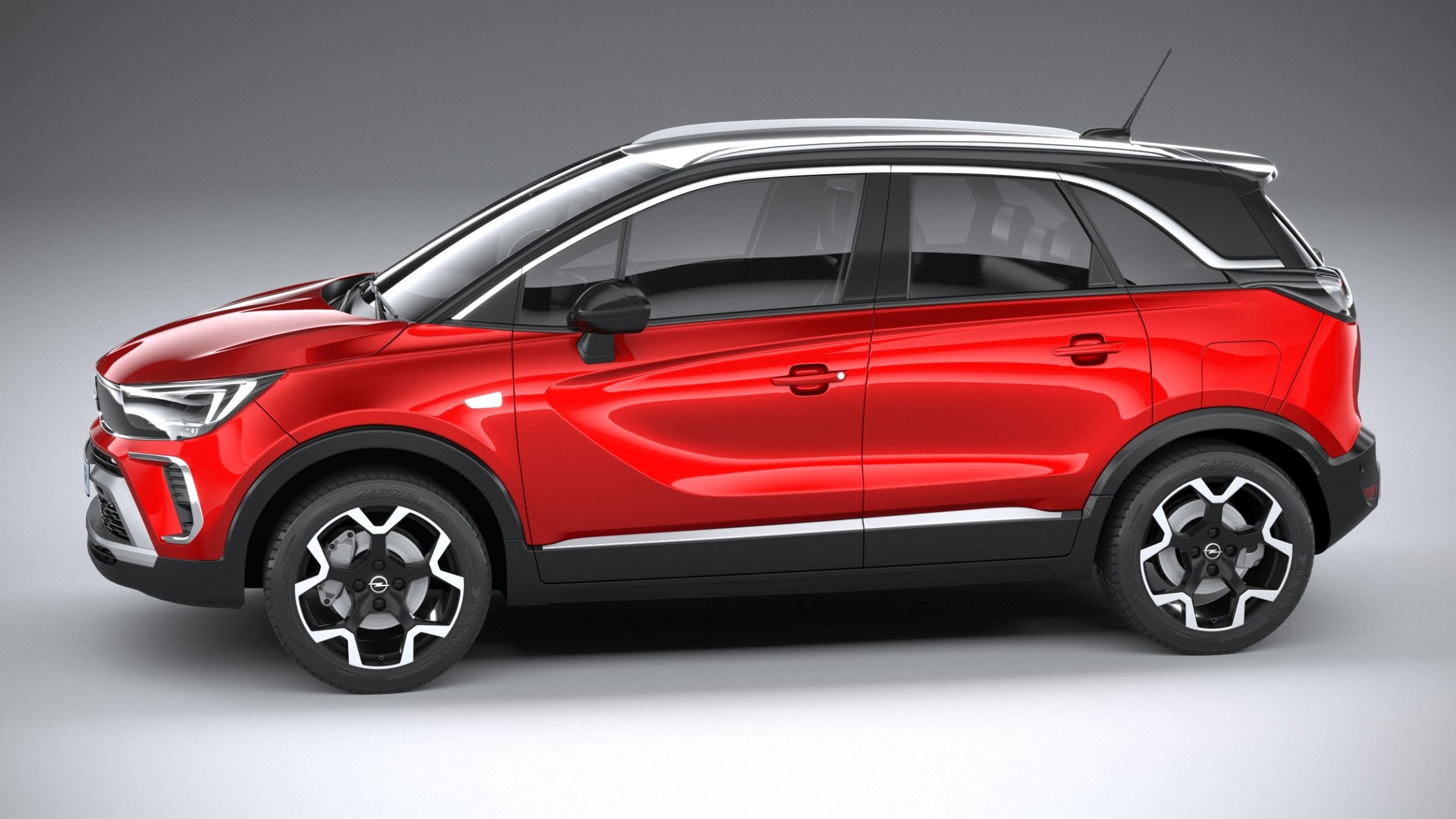 Opel Crossland, Modern crossover, 3D model marvel, Squir's creation, 2400x1350 HD Desktop