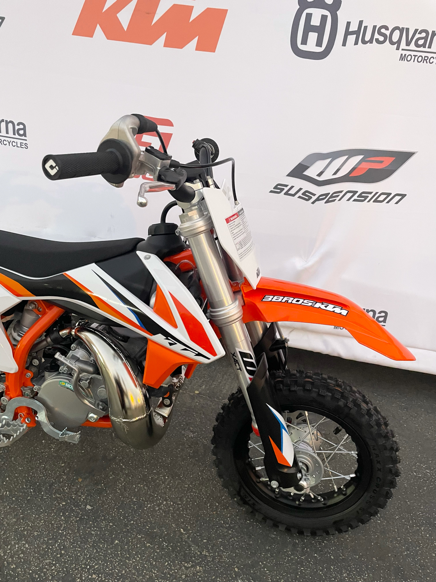 KTM 50 SX, Mini orange motorcycles, In stock, 1440x1920 HD Phone