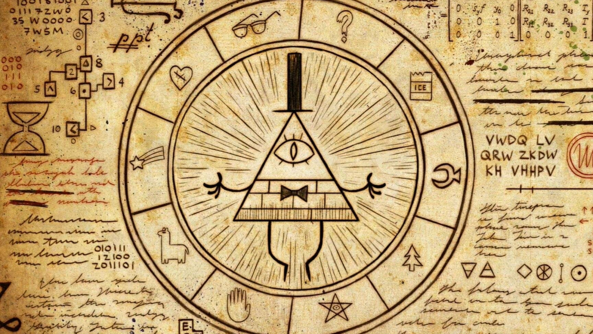 Gravity Falls, Bill Cipher, HD wallpapers, 1920x1080 Full HD Desktop