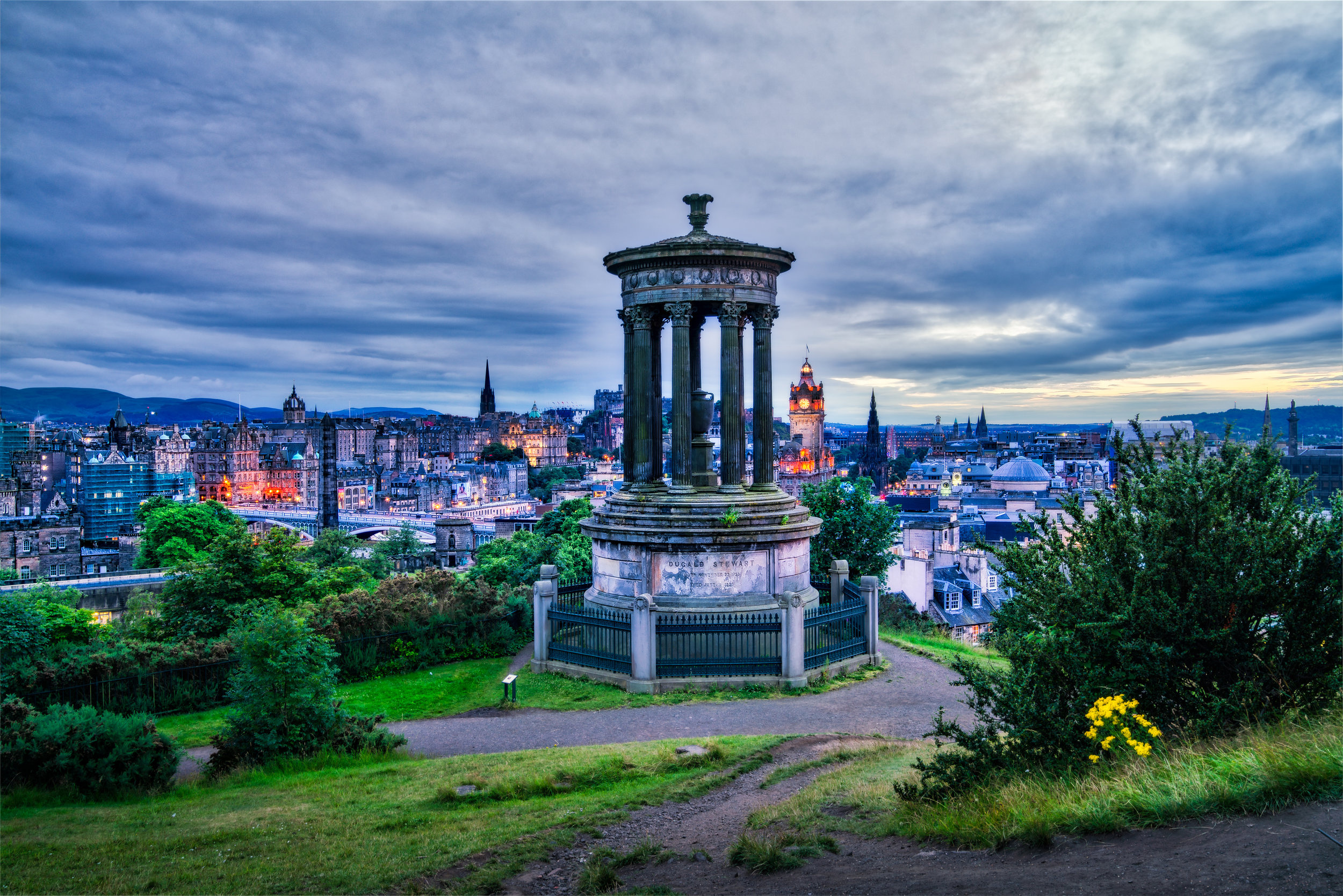 Calton Hill, Edinburgh (Scotland) Wallpaper, 2500x1670 HD Desktop