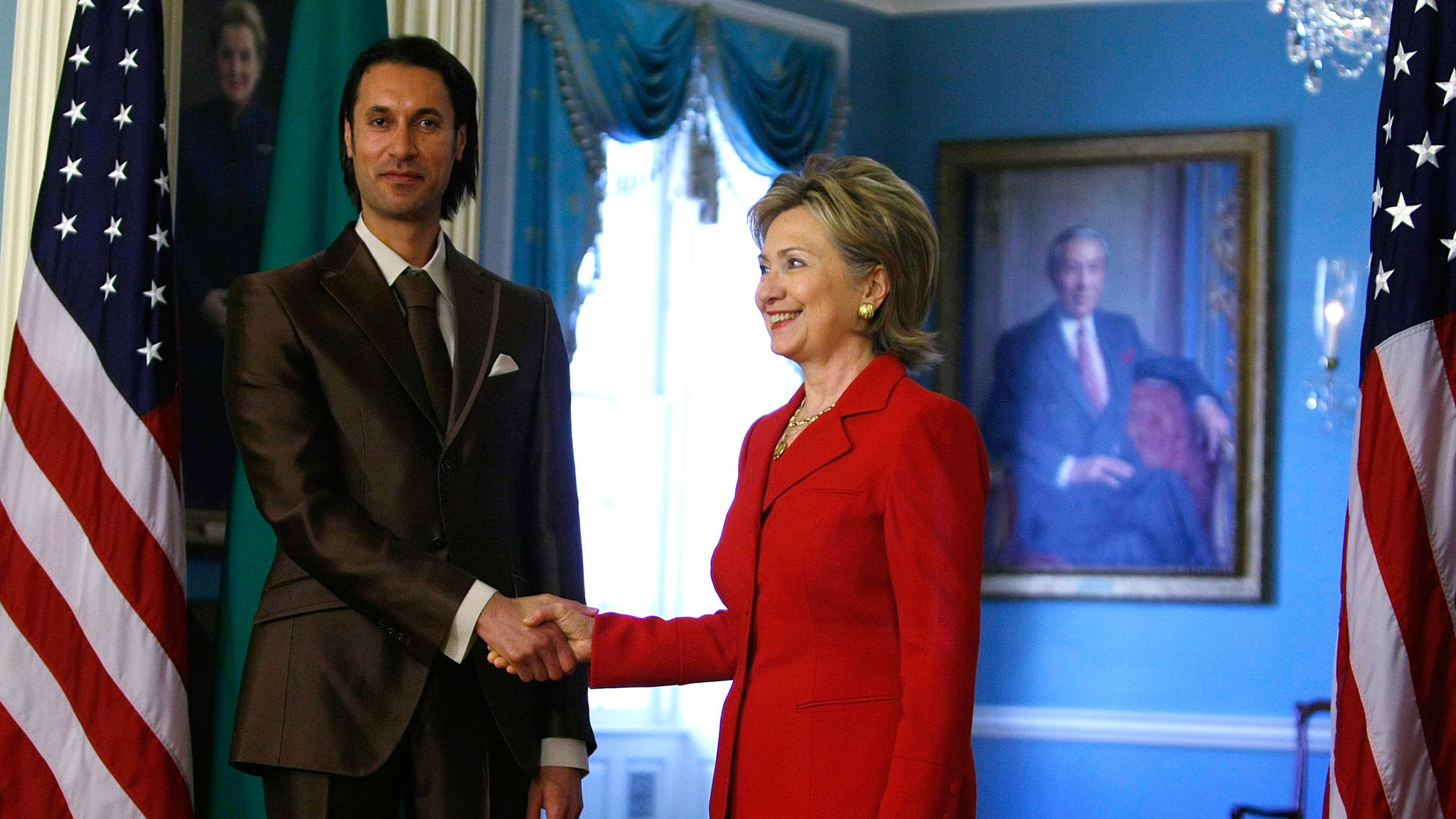 Mutassim Qadhafi, Hillary Clinton Wallpaper, 2050x1160 HD Desktop