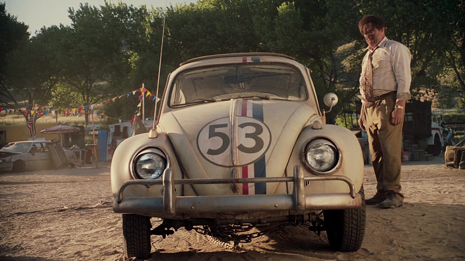 Herbie movies, Volkswagen Beetle, Lindsay Lohan, Herbie Fully Loaded, 1920x1080 Full HD Desktop