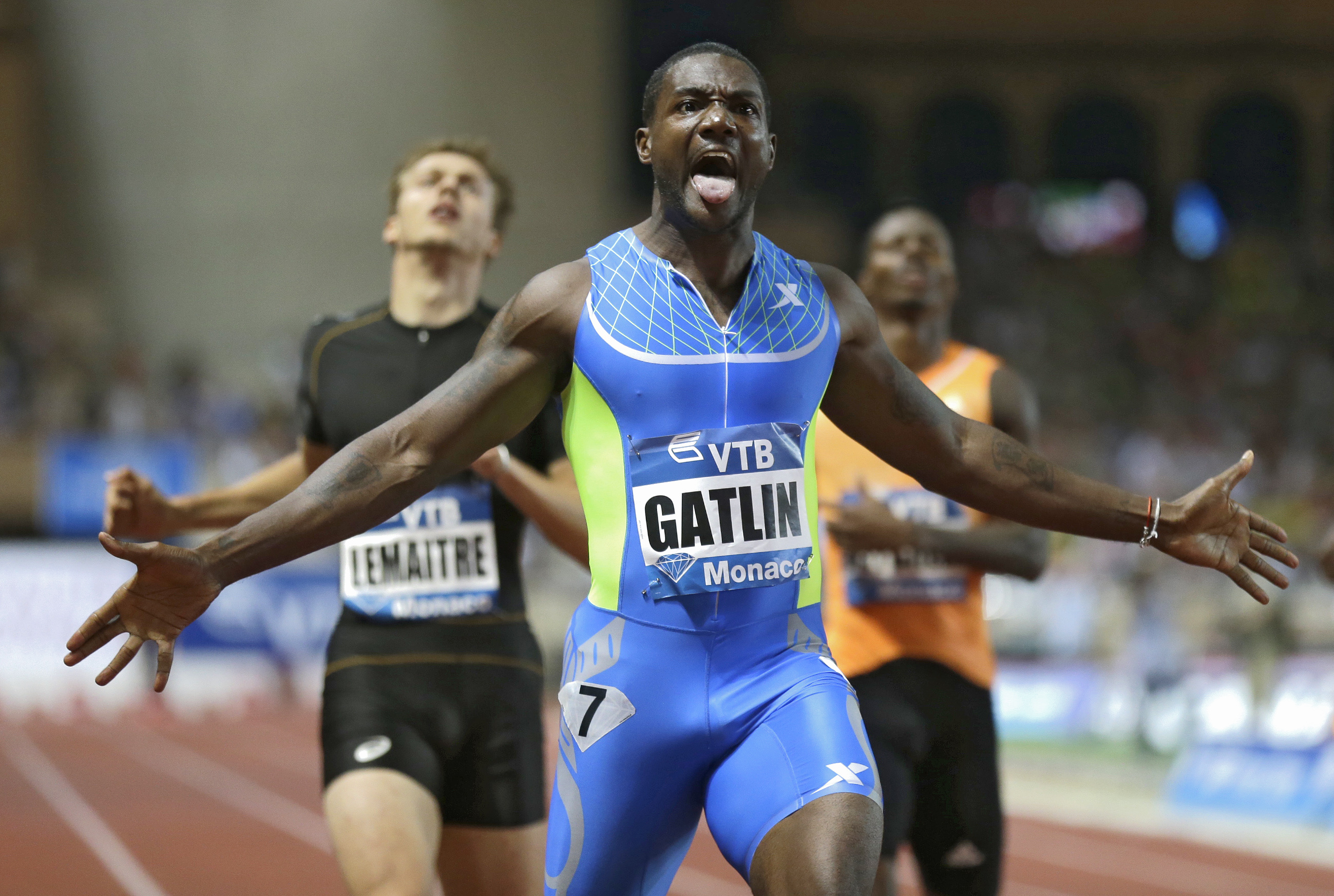 Monaco 2014, Justin Gatlin Wallpaper, 2600x1750 HD Desktop