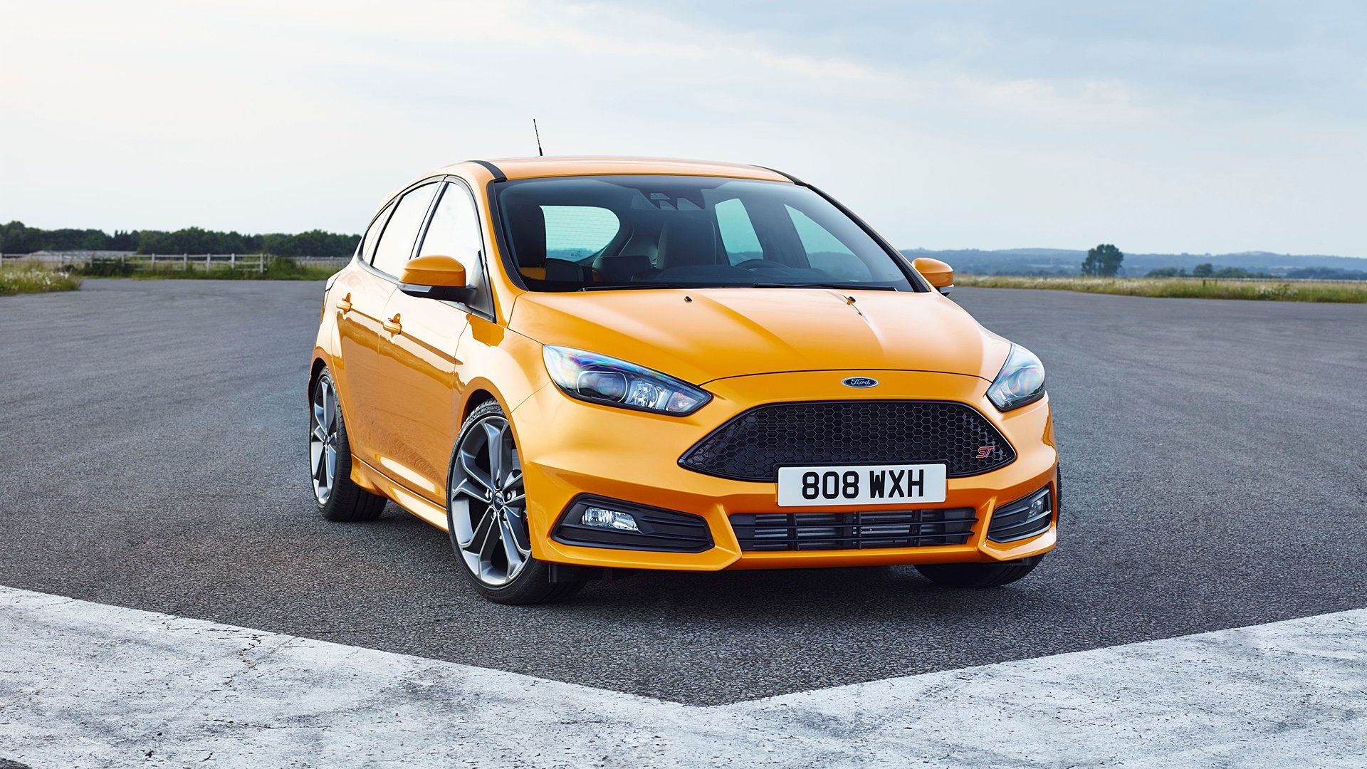 Ford Focus ST Wallpaper, Sporty Style, High-Resolution Image, 1920x1080 Full HD Desktop