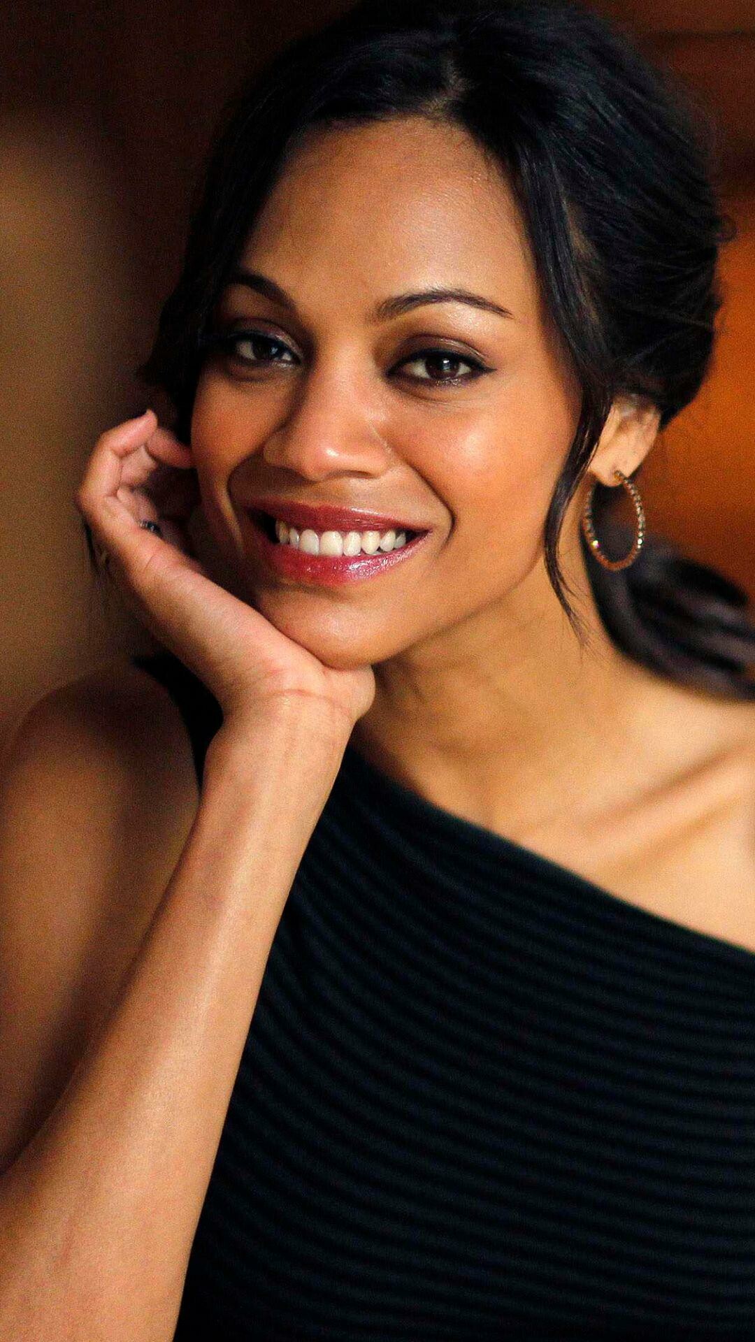 Zoe Saldana, Celeb actress, Beautiful wallpapers, Celebrity, 1080x1920 Full HD Phone