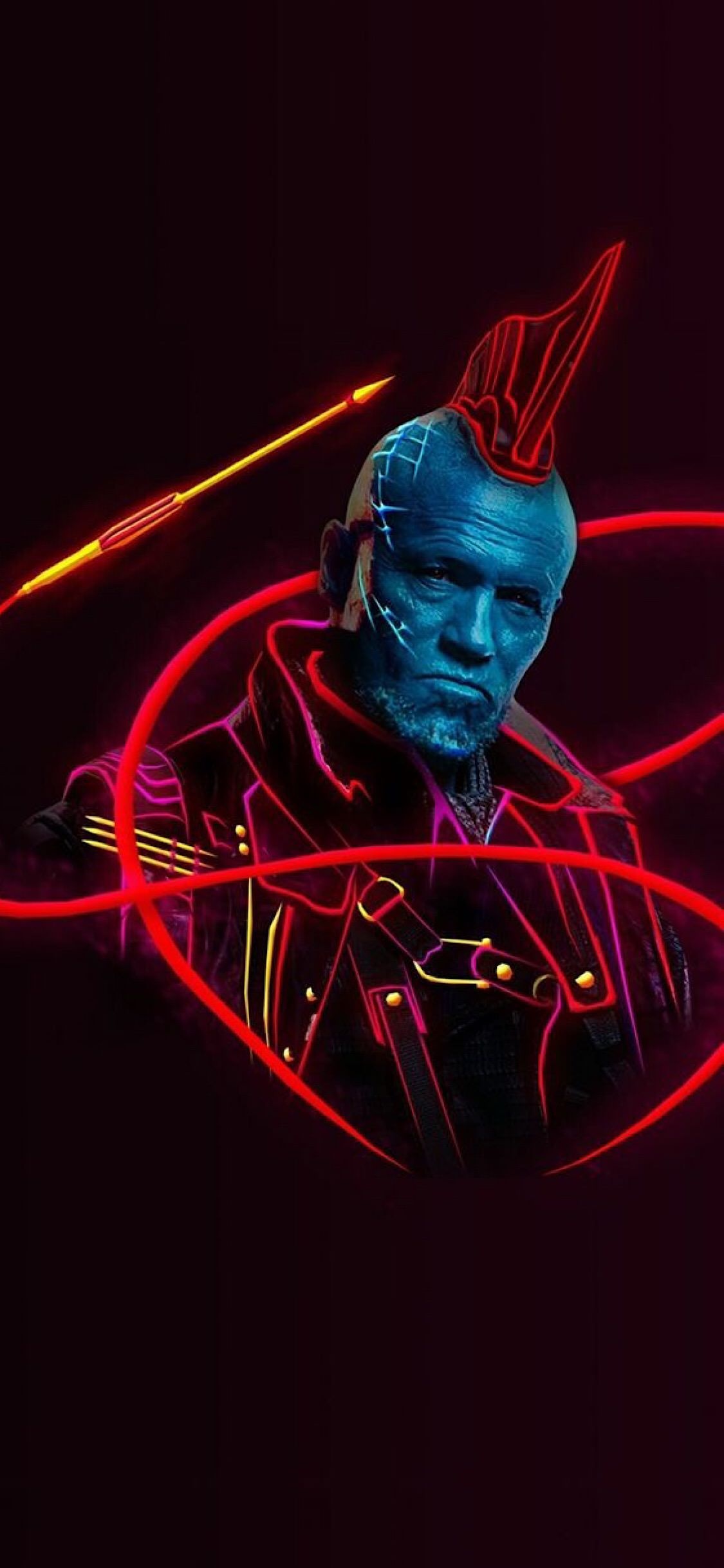 Michael Rooker, Movies, Yondu Udonta, Wallpapers, 1130x2440 HD Phone