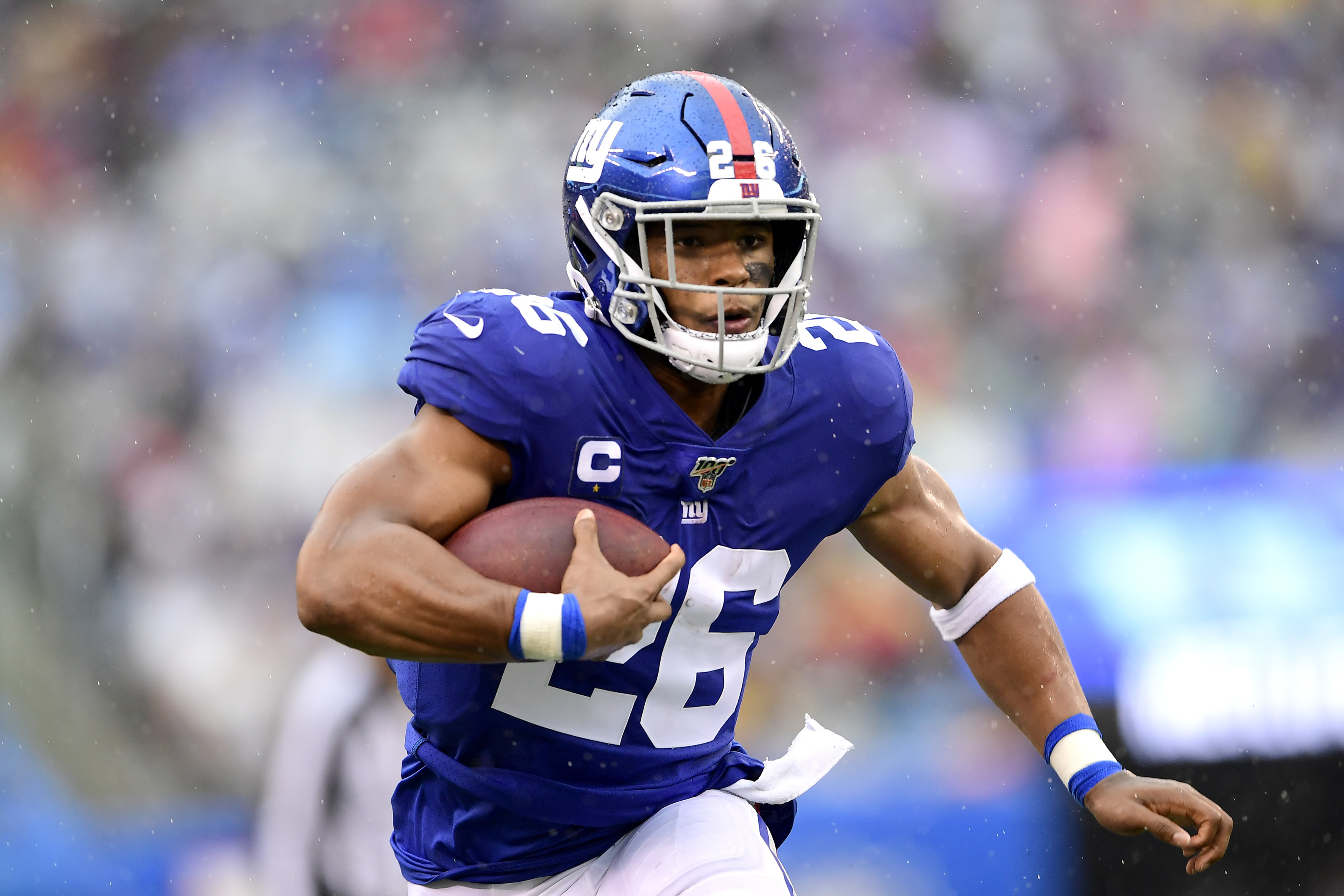 Saquon Barkley, Sports, Giants camp, Working on flaw, 3200x2140 HD Desktop