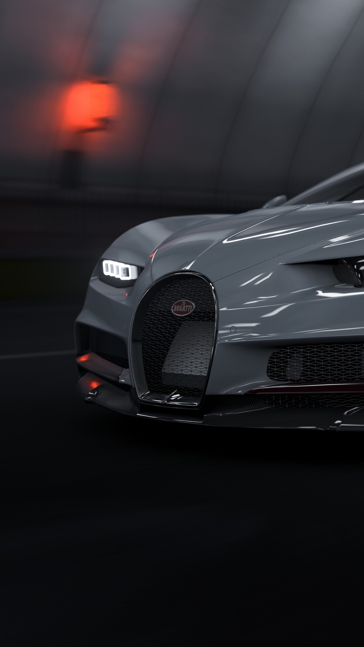 Bugatti Chiron, Close wallpaper, Playing, 1200x2140 HD Phone