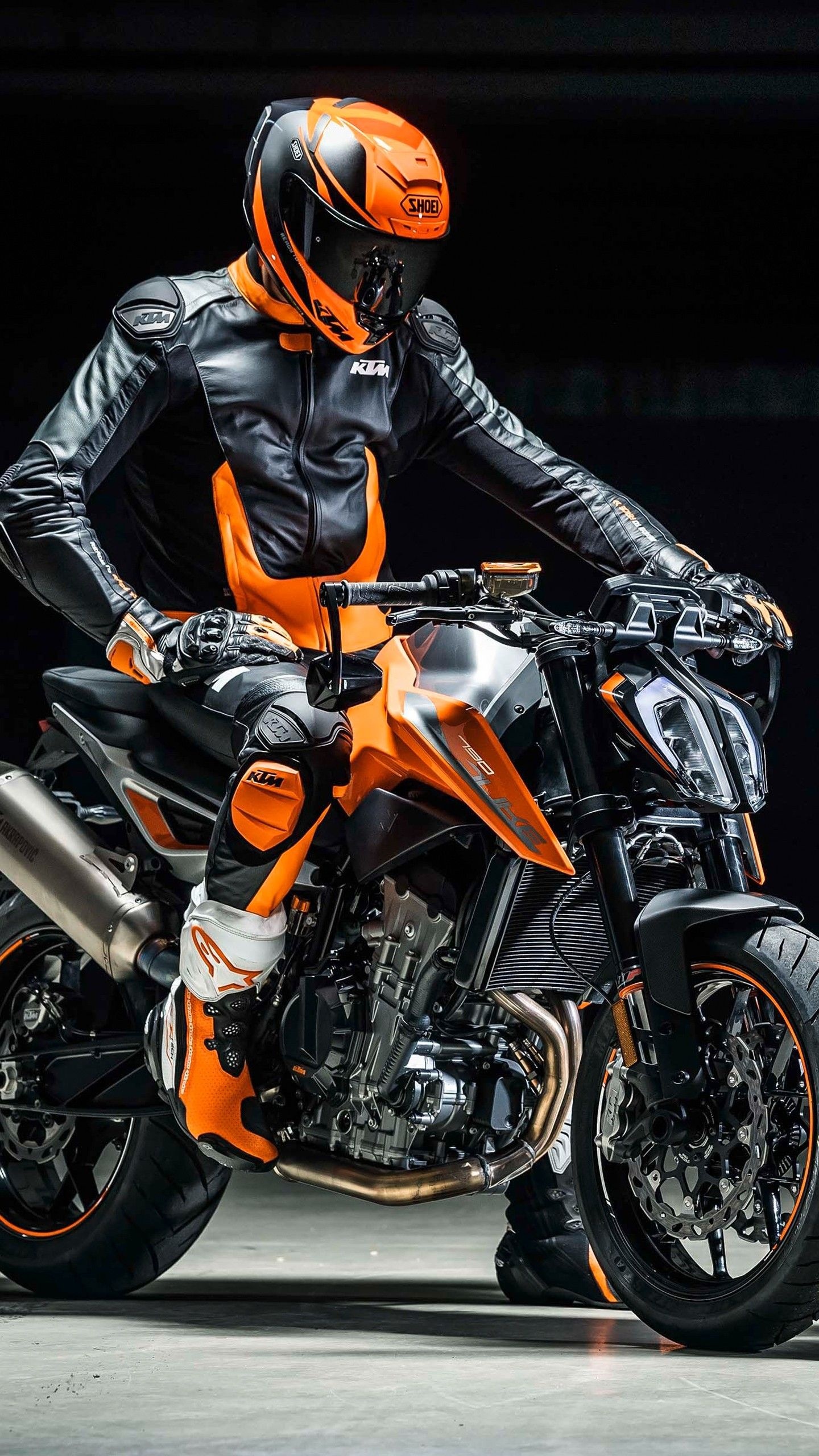 KTM Duke Bike, Duke 790 Model, 4K Wallpapers, Biking Excellence, 1440x2560 HD Phone