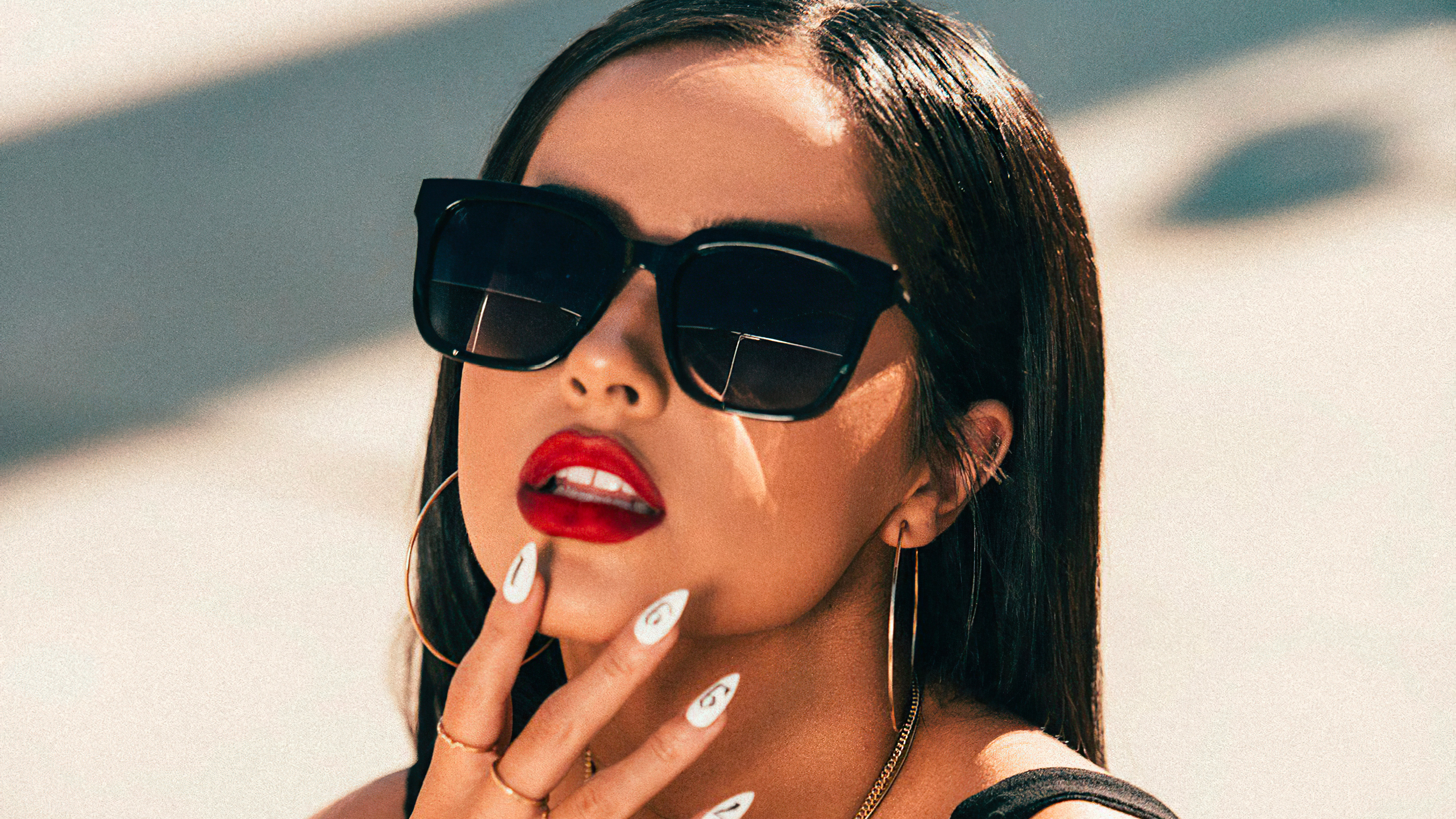 Becky G, Music, Dime eyewear collection, 2020, 3840x2160 4K Desktop