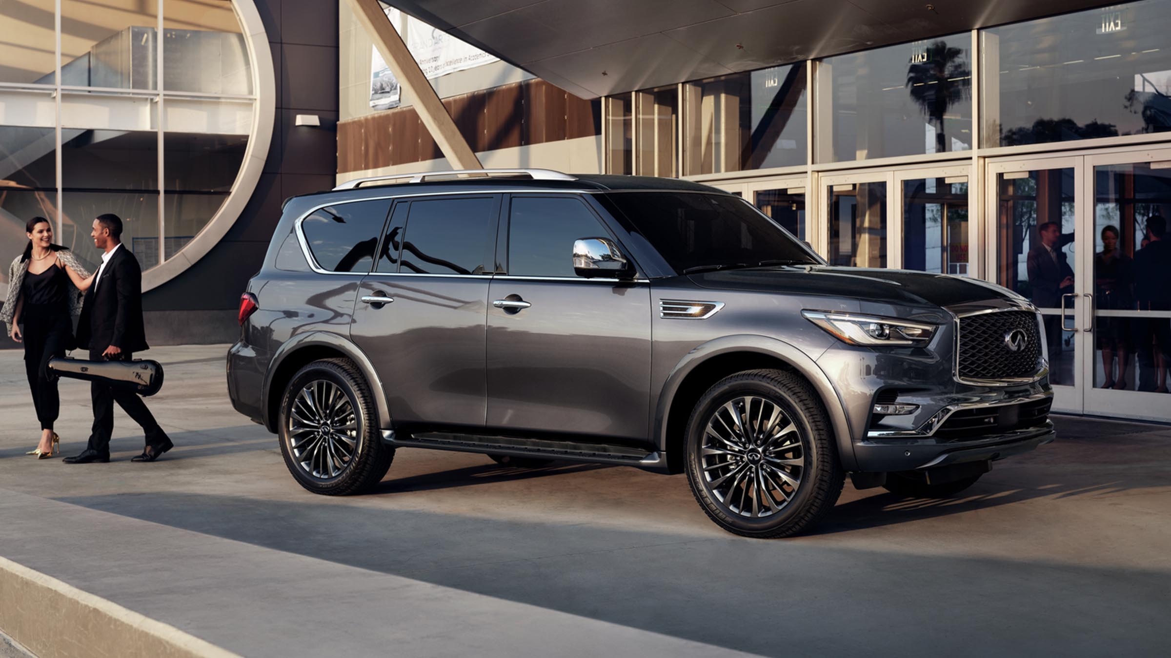 Infiniti QX80, Premium luxury SUV, Infiniti Saudi Arabia, 2022, 2400x1350 HD Desktop