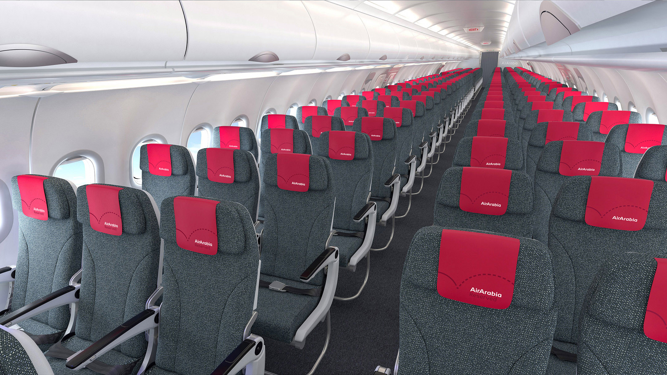 Air Arabia brand identity, A320 interior design, Tagebuch, 2160x1220 HD Desktop