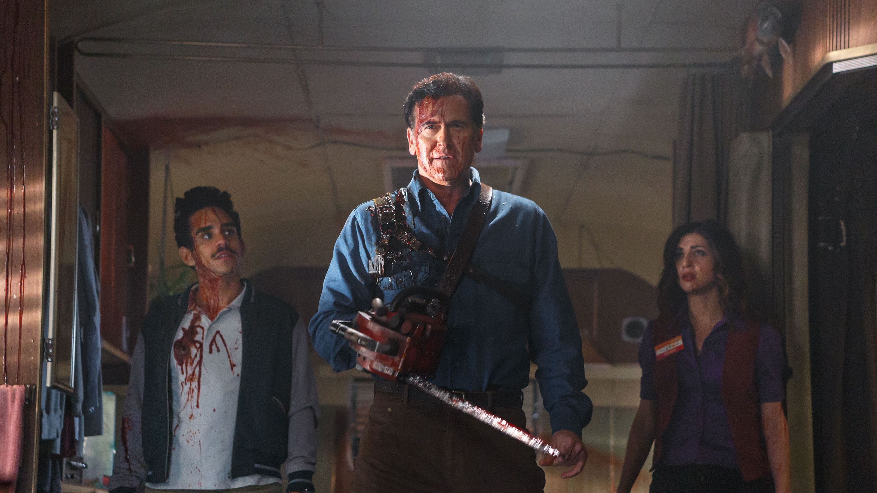 Review, Ash vs Evil Dead, Familiar motifs, Humor, 3000x1690 HD Desktop