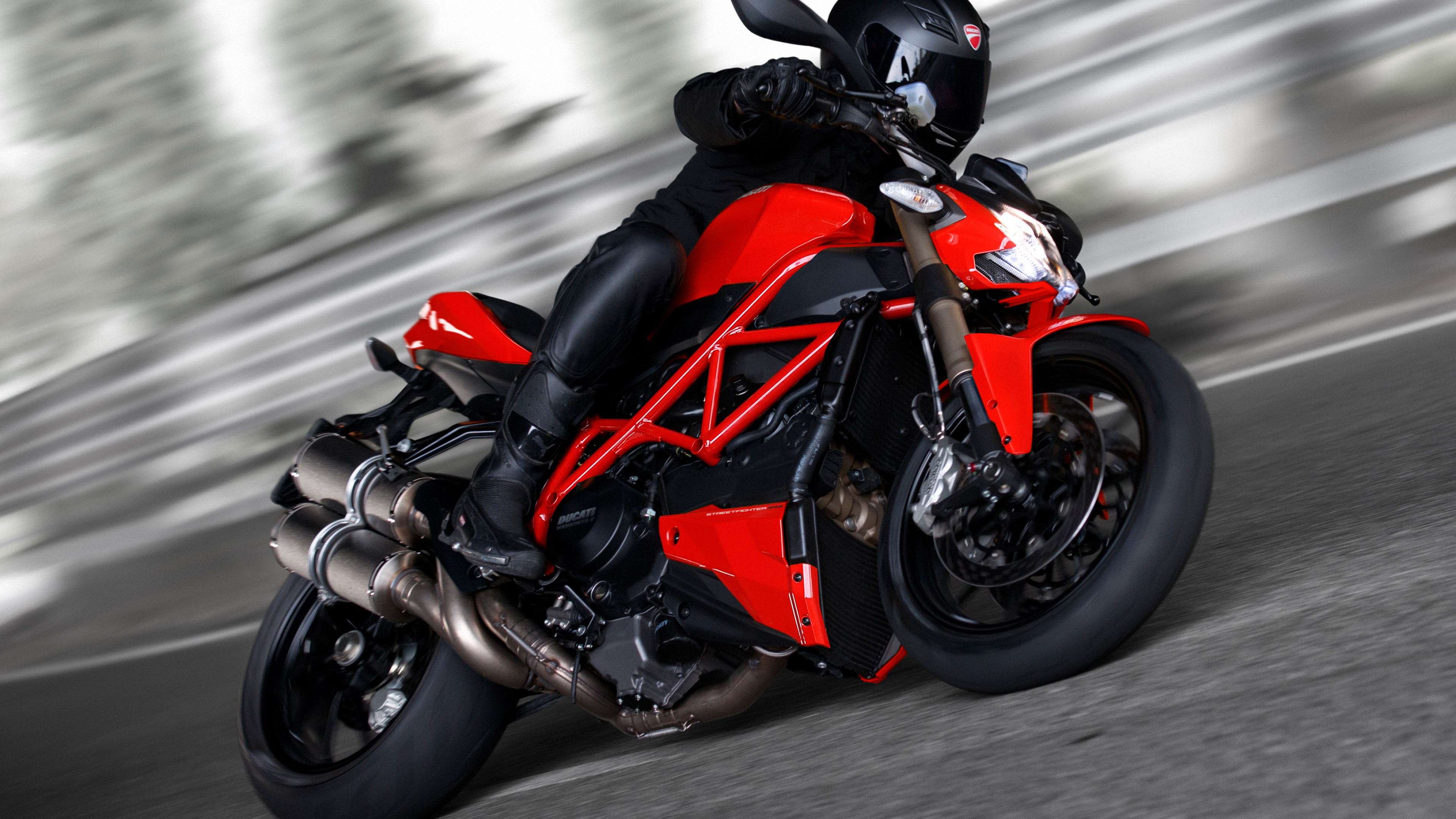 Ducati Streetfighter 848, Street Bikes Wallpaper, 3840x2160 4K Desktop