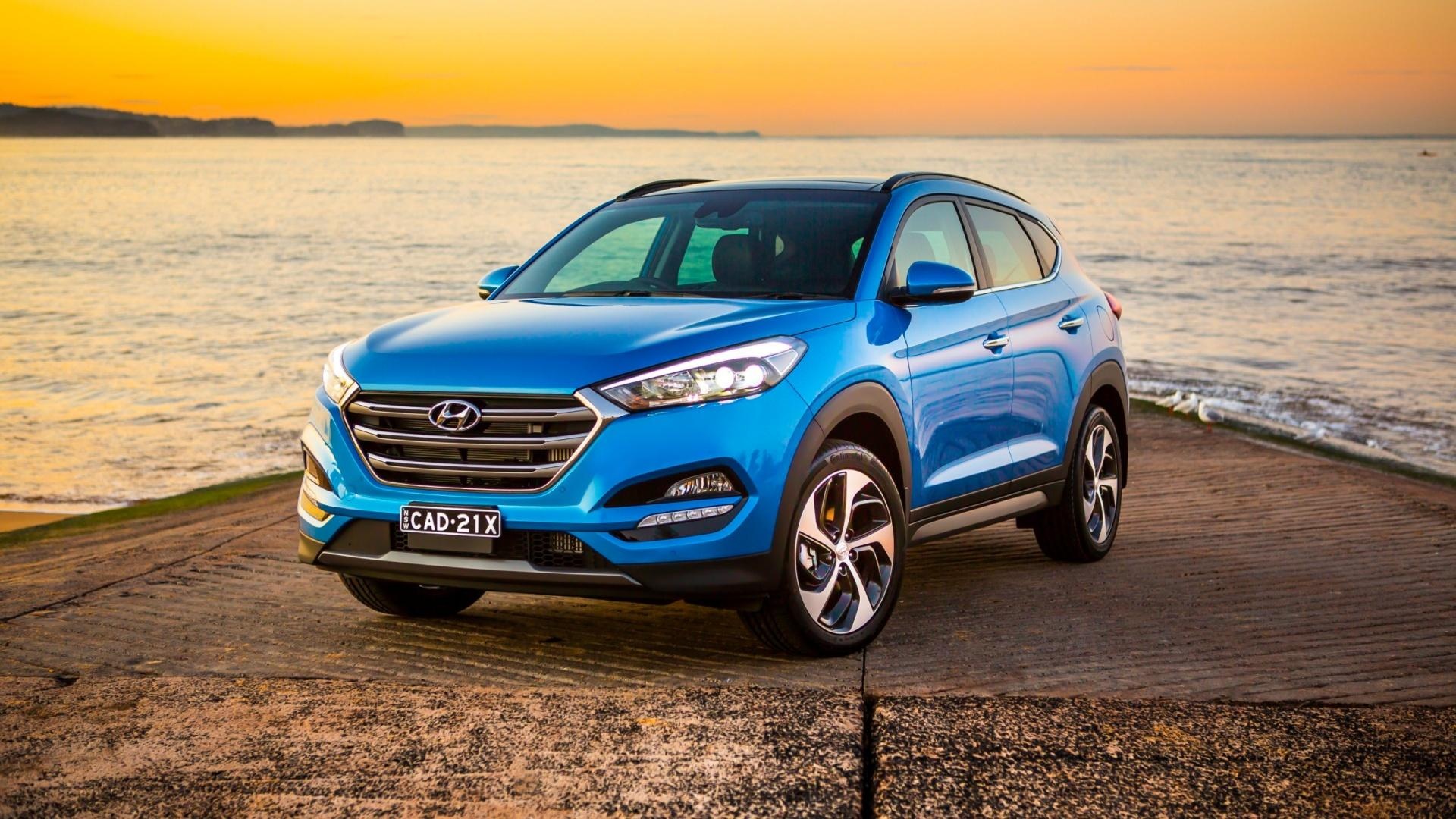 Hyundai Tucson, Pickootech, Stylish crossover, Enhanced features, 1920x1080 Full HD Desktop