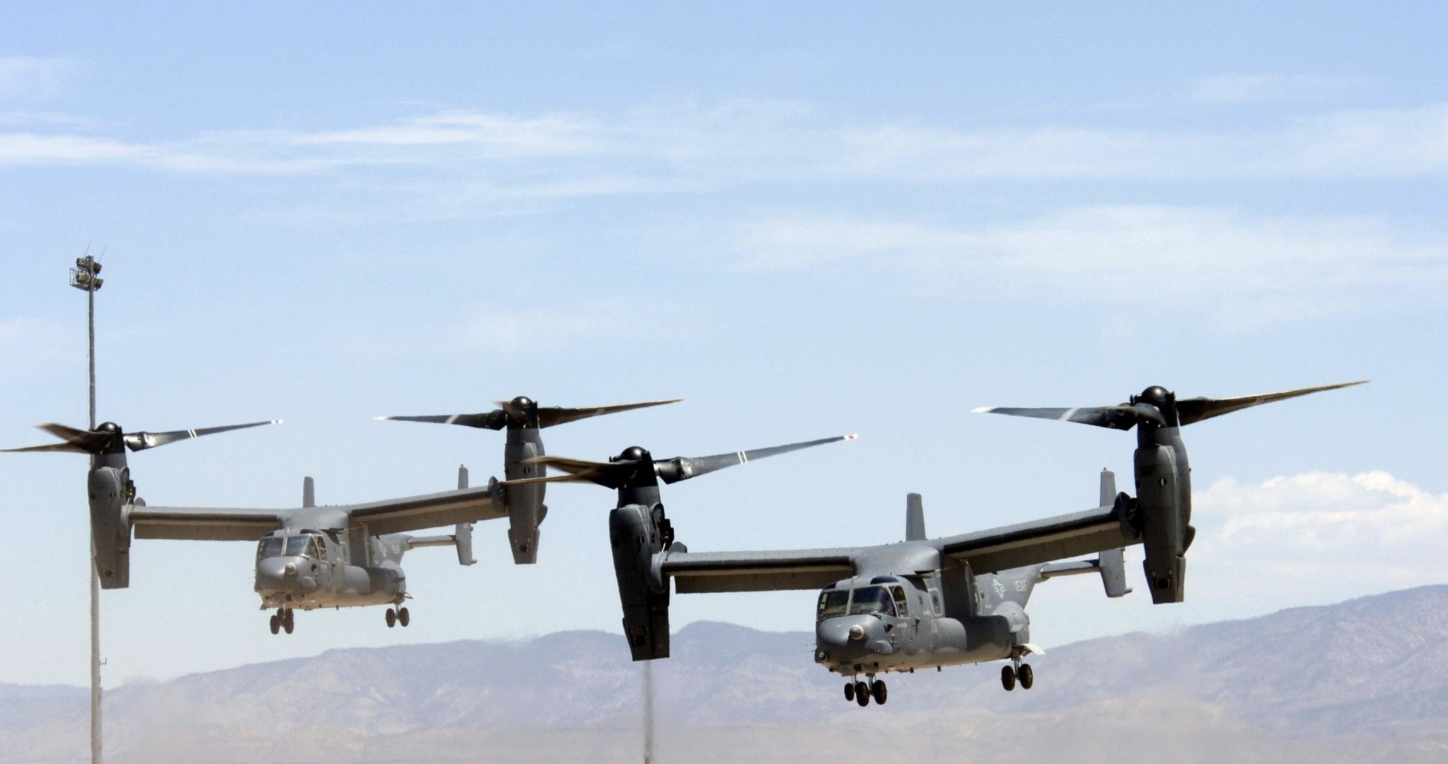 V-22 Osprey, Modern warfare, Multi-role aircraft, Advanced rotorcraft, 2050x1080 HD Desktop