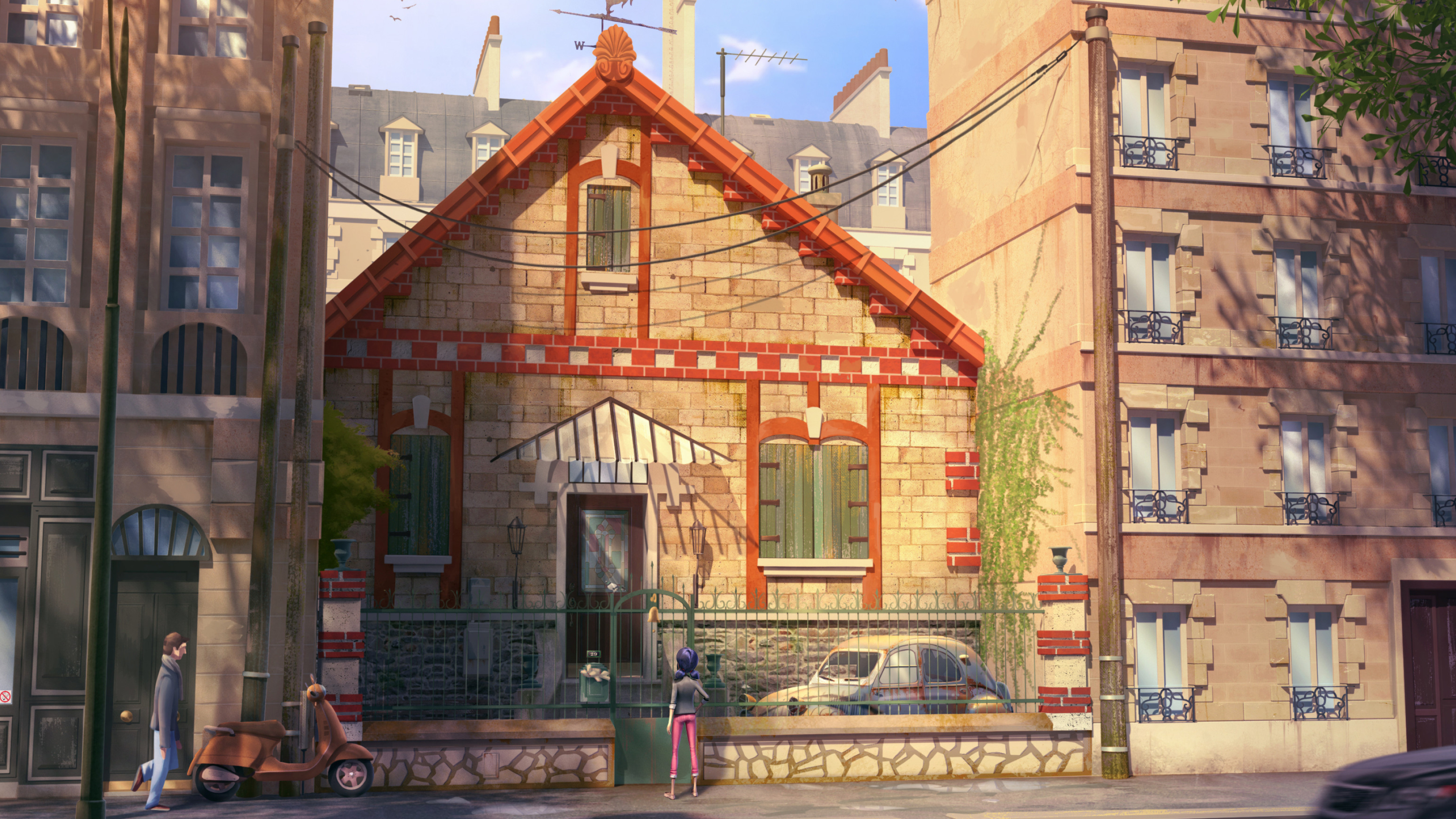 Alex Accorsi miraculous ladybug, Rollands house, Secret hideout, Curious exploration, 3840x2160 4K Desktop