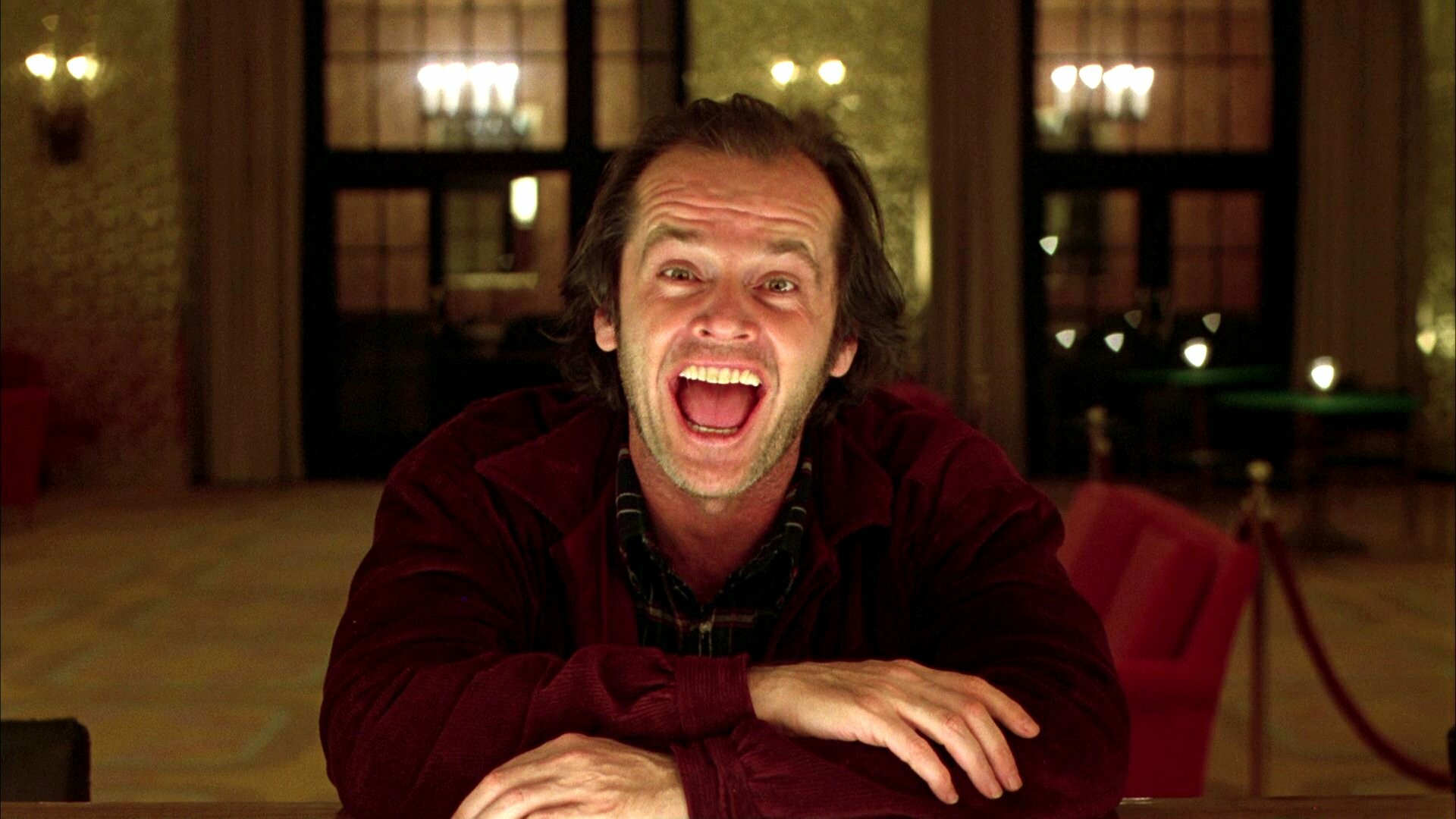 The Shining, horror thriller, anarchy mood, face look, 1920x1080 Full HD Desktop