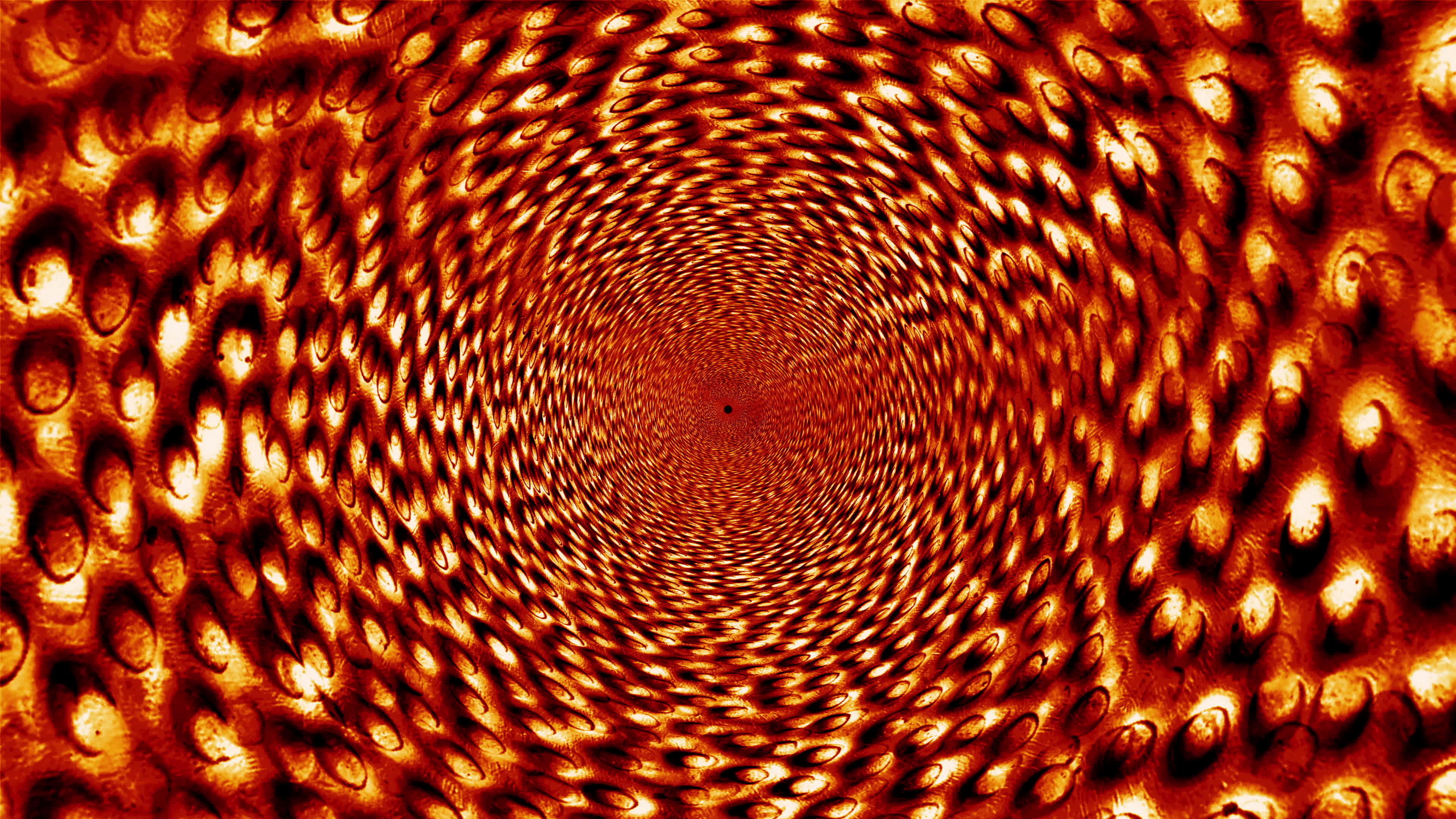 Spiral hypnotic, Mesmerizing footage, Visual illusions, Trance-inducing visuals, 3840x2160 4K Desktop