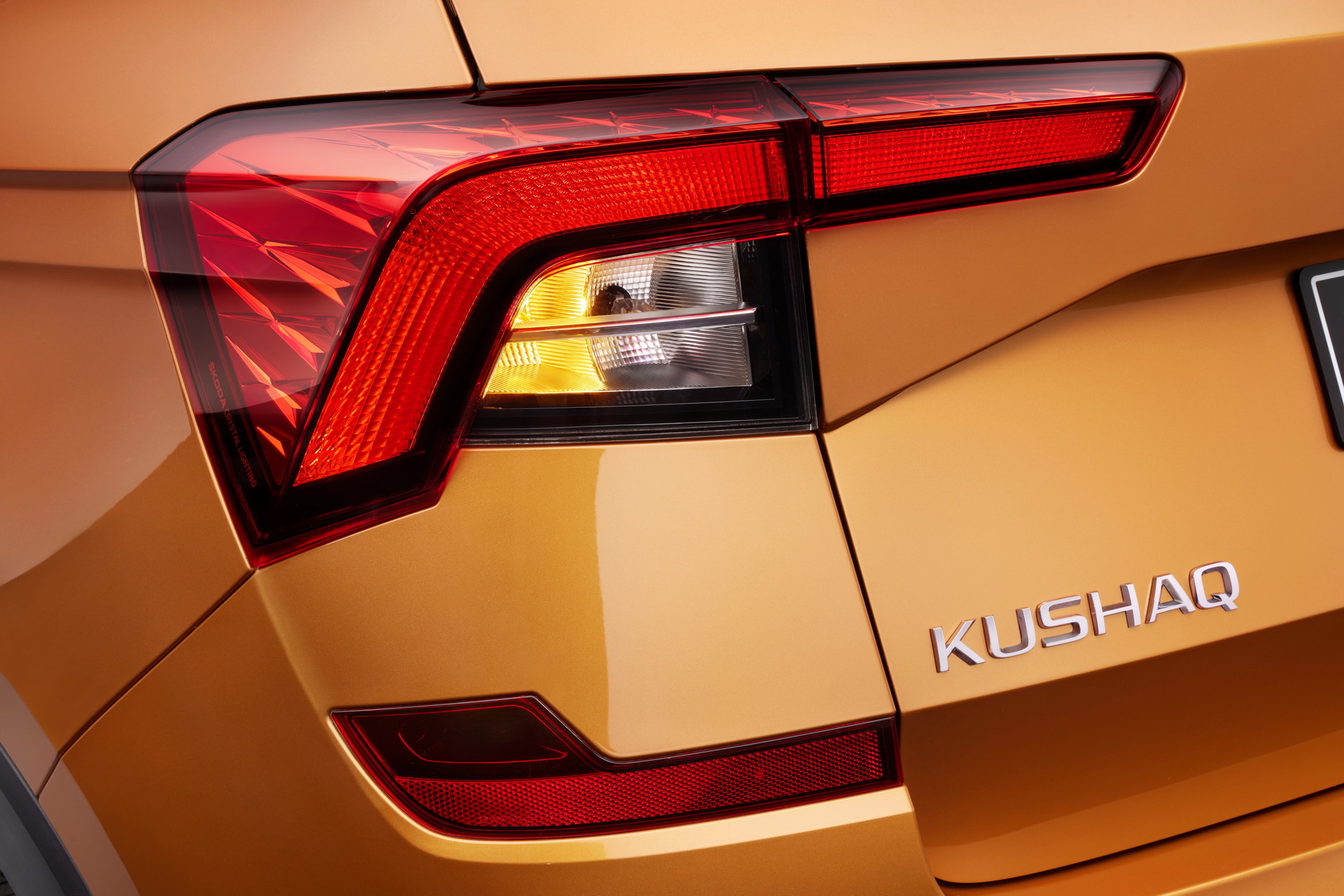 Skoda Kushaq, 2022 model, Tail light, MotorTread, 1920x1290 HD Desktop