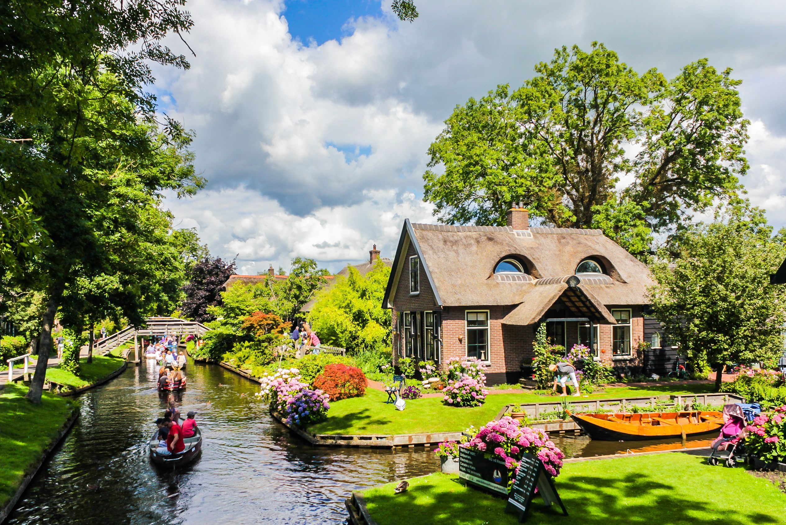 Car-free cities, Giethoorn, Netherlands, Travel, 2540x1700 HD Desktop