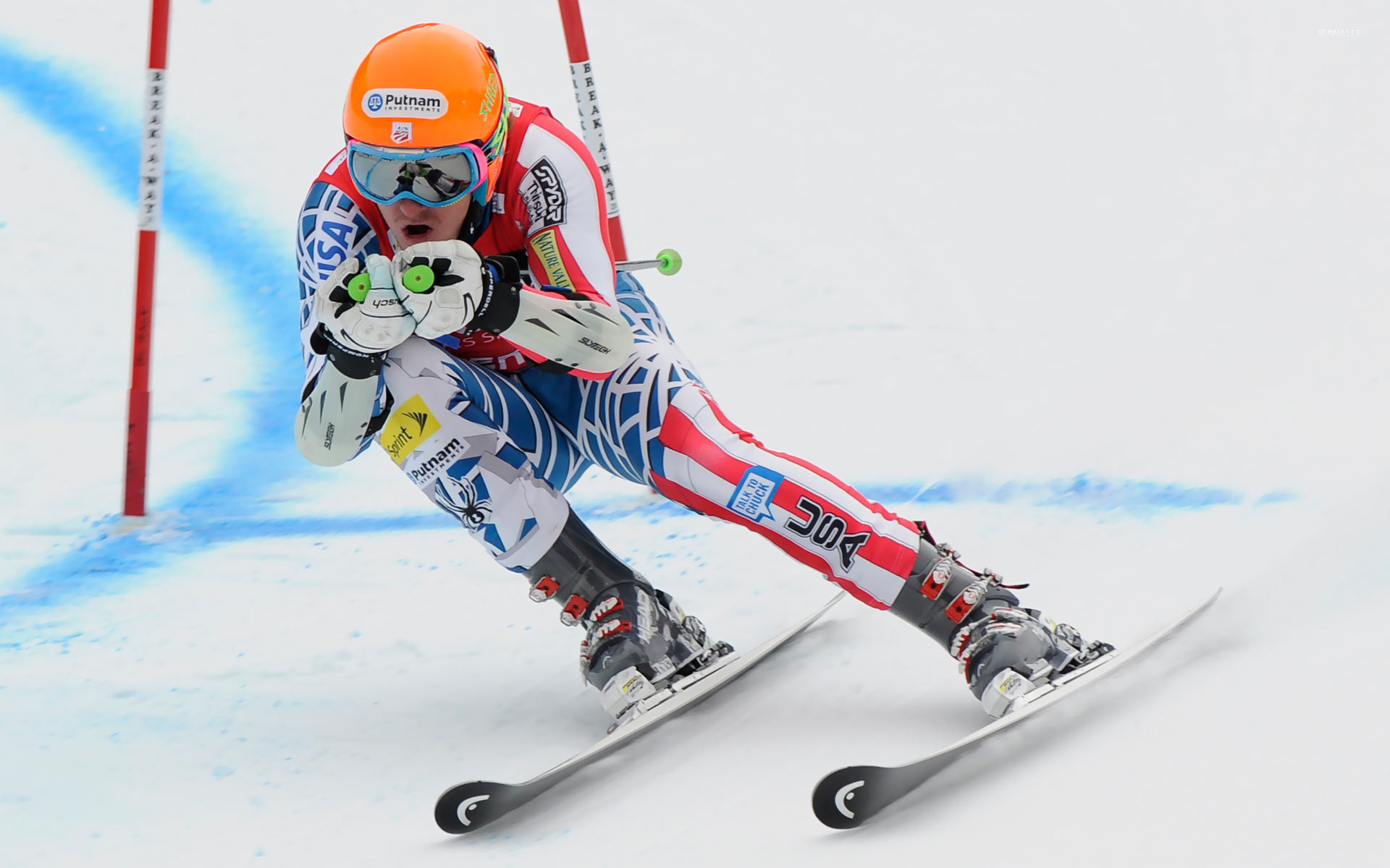 Ted Ligety, Slalom Wallpaper, 1920x1200 HD Desktop