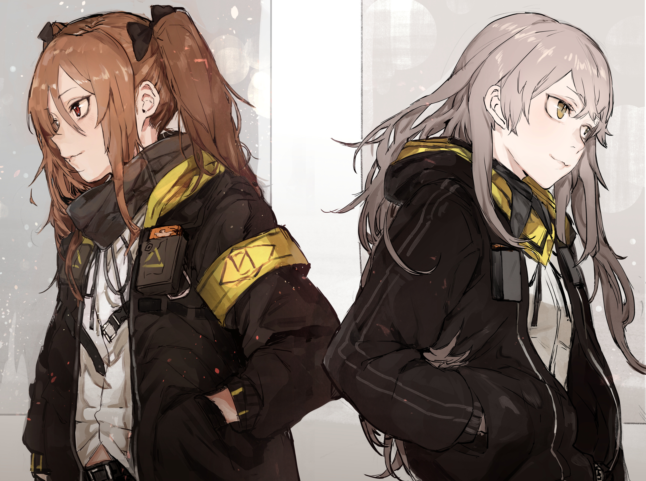 Girls' Frontline, Anime girls, UMP45, Frontline CZORT, 2750x2050 HD Desktop