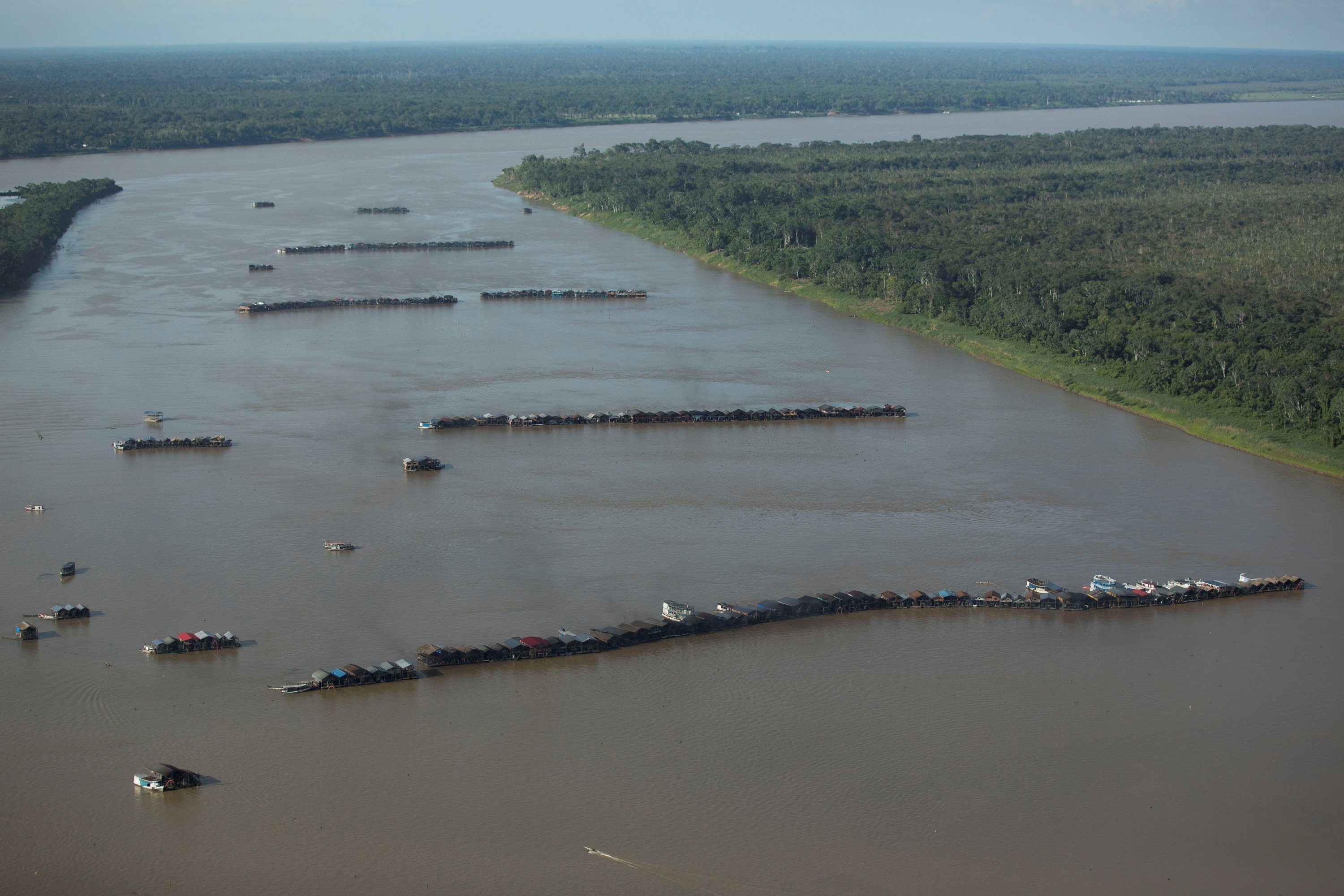 Madeira River, Illegal mining rush, Amazon tributary, Environmental concerns, 3000x2000 HD Desktop