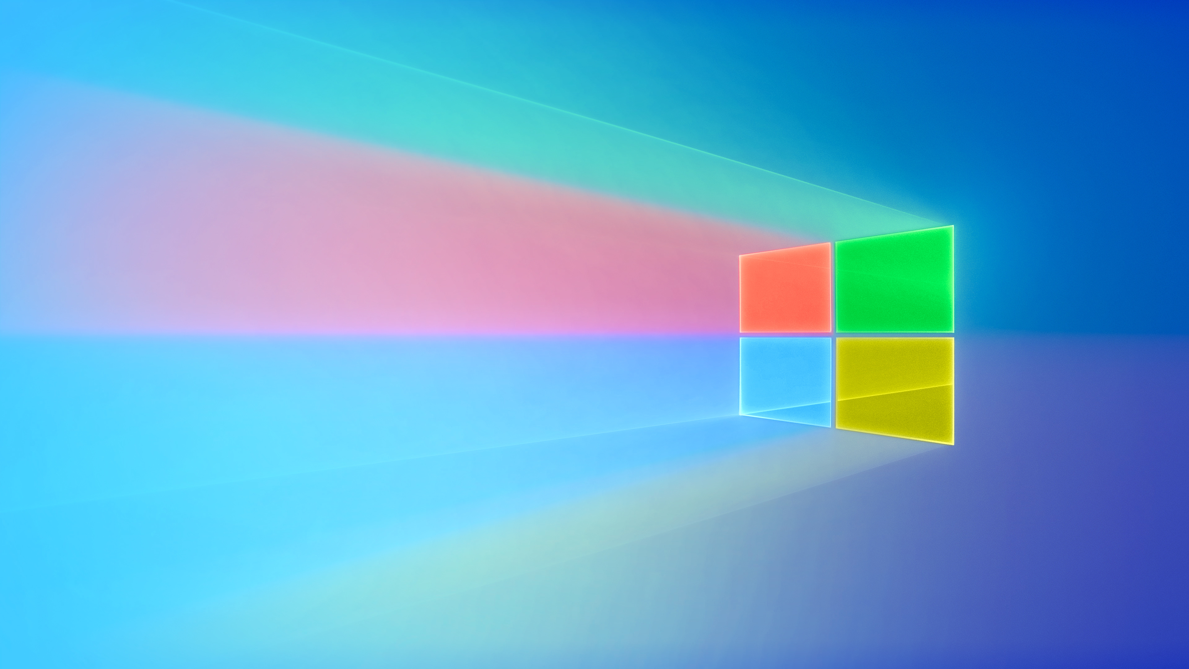 Microsoft, Refraction logo, 4K, HD wallpapers, 3840x2160 4K Desktop