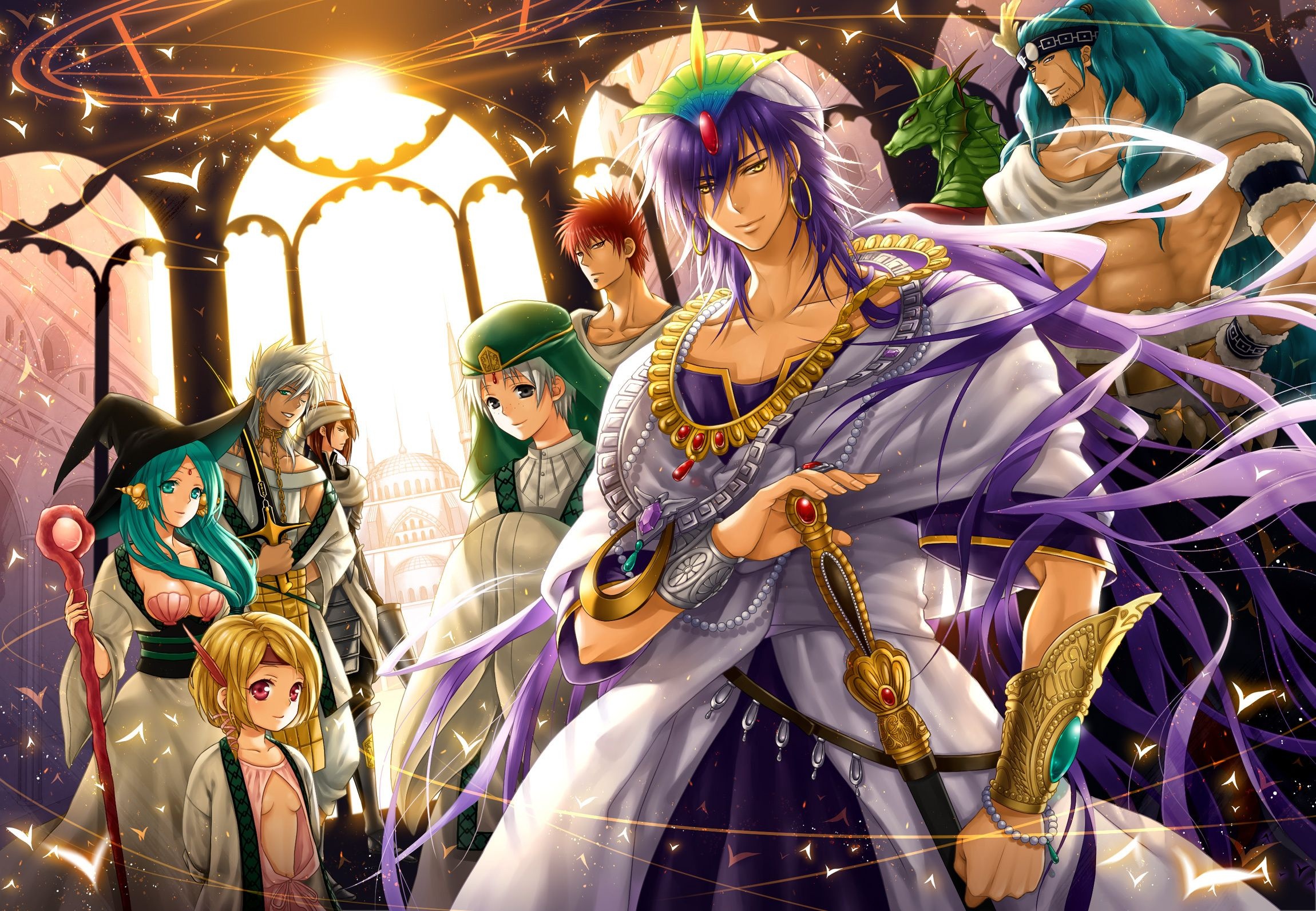 Magi: The Labyrinth of Magic, Sinbad wallpapers, Anime backgrounds, Fantasy adventure, 2300x1600 HD Desktop