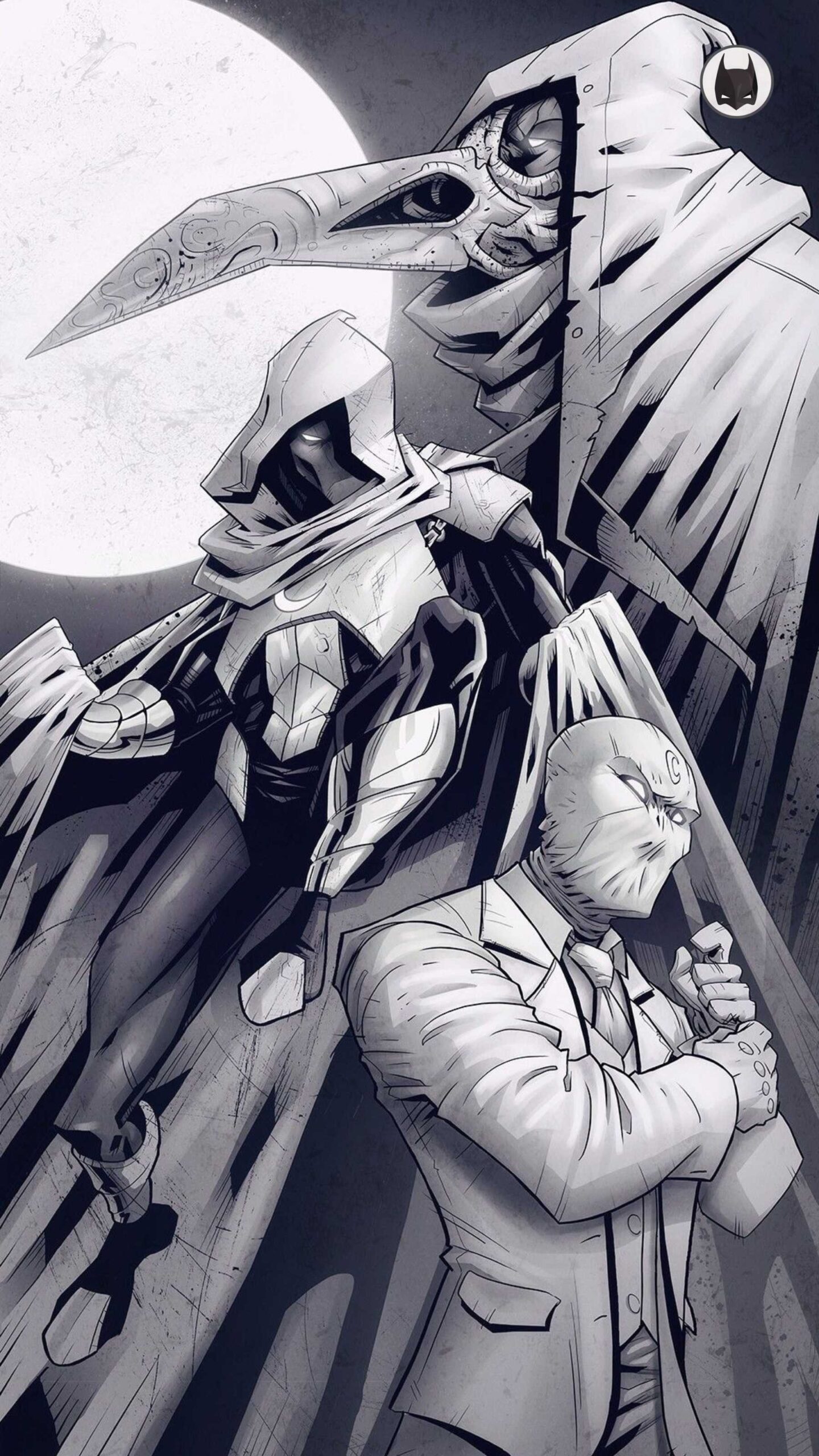 Khonshu character, Moon Knight episode 3, Marc's suit, Story development, 1440x2560 HD Phone