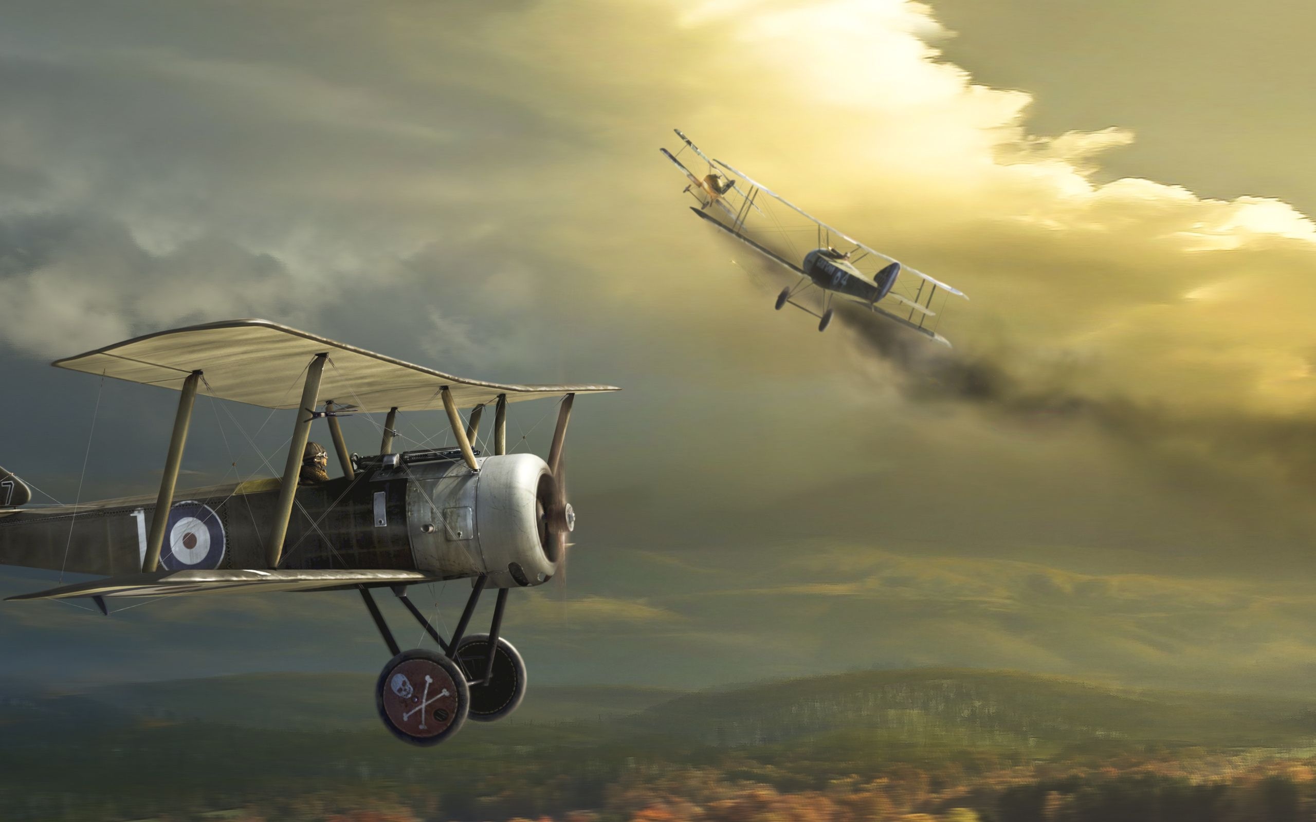 Biplane, Top Free, Iphone Backgrounds, 2560x1600 HD Desktop