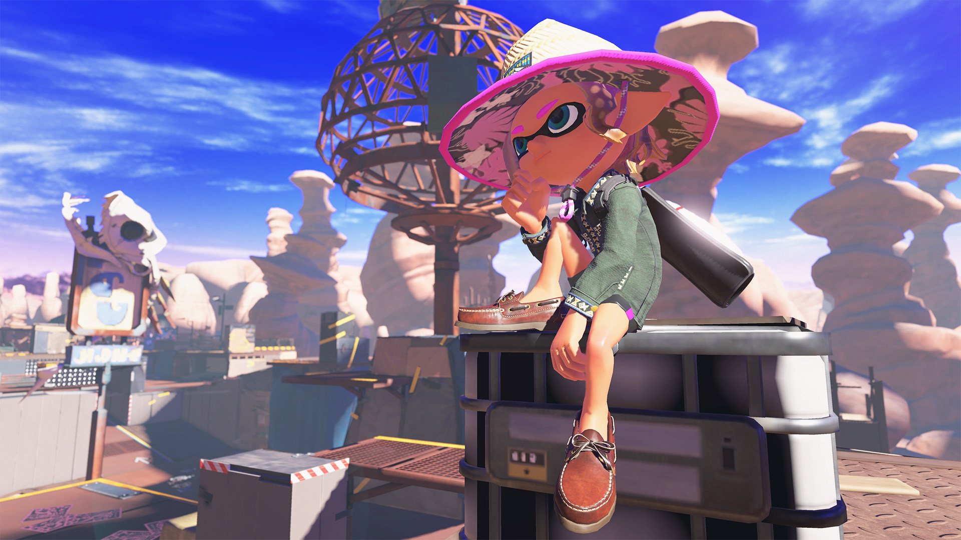 Splatoon 3, HD background, Vibrant artwork, Gaming excitement, 1920x1080 Full HD Desktop