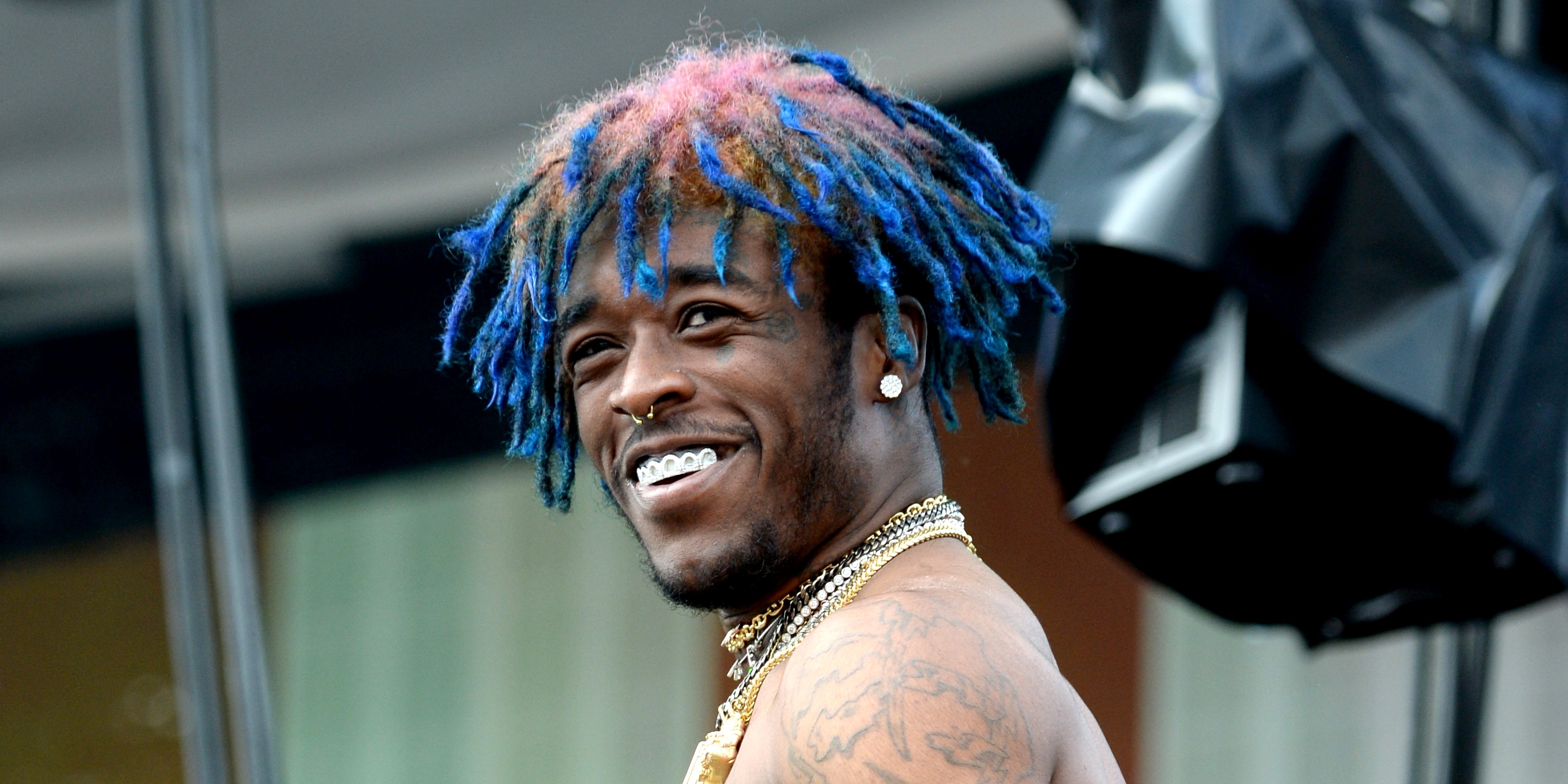 Lil Uzi Vert, Artistic expressions, Vibrant colors, Hip-hop culture, 3010x1510 HD Desktop