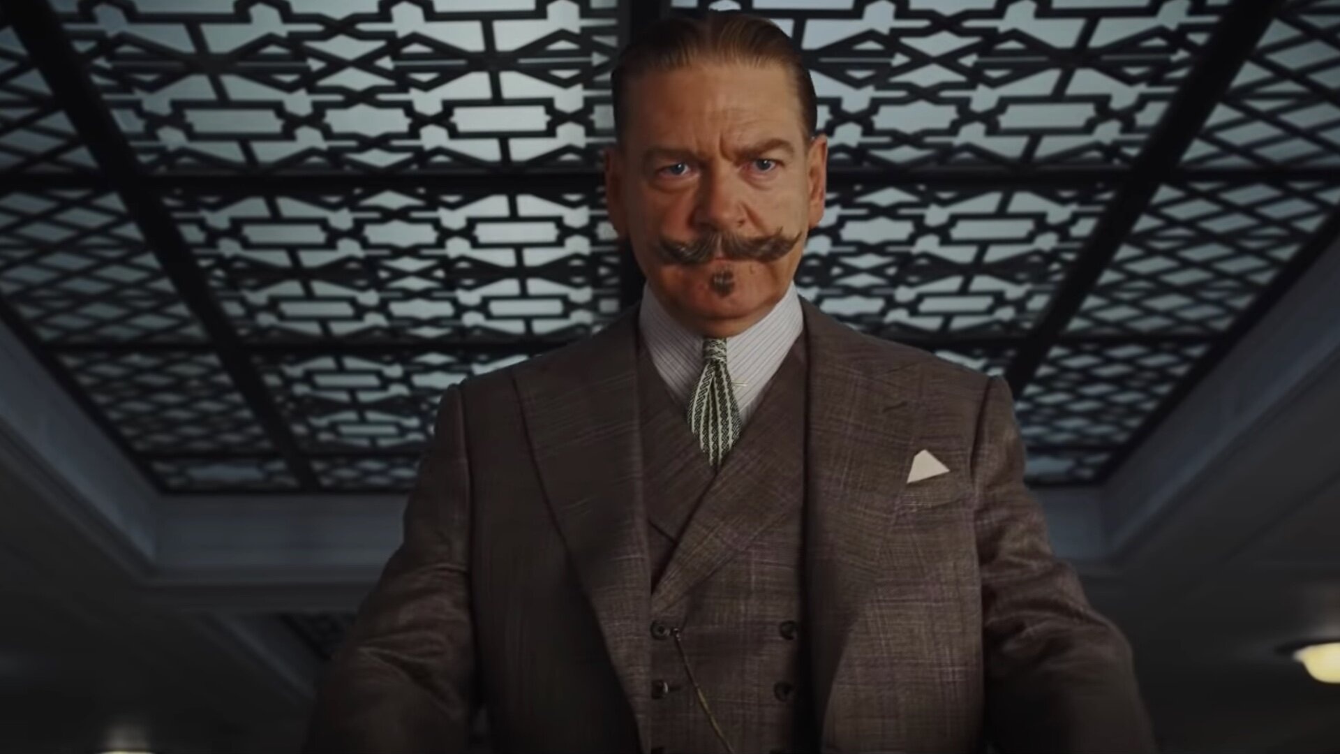 Kenneth Branagh, Death on the Nile trailer, Detective Hercule Poirot, Mystery triumphs, 1920x1080 Full HD Desktop