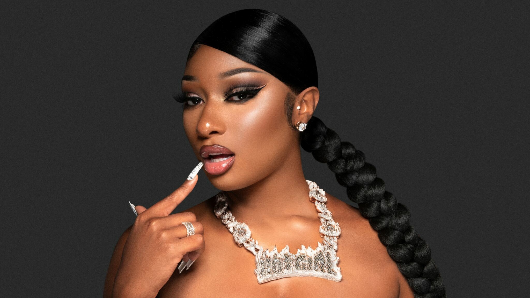 Megan Thee Stallion, American Music Awards debut, Unreleased track premiere, Exciting performance, 2050x1160 HD Desktop