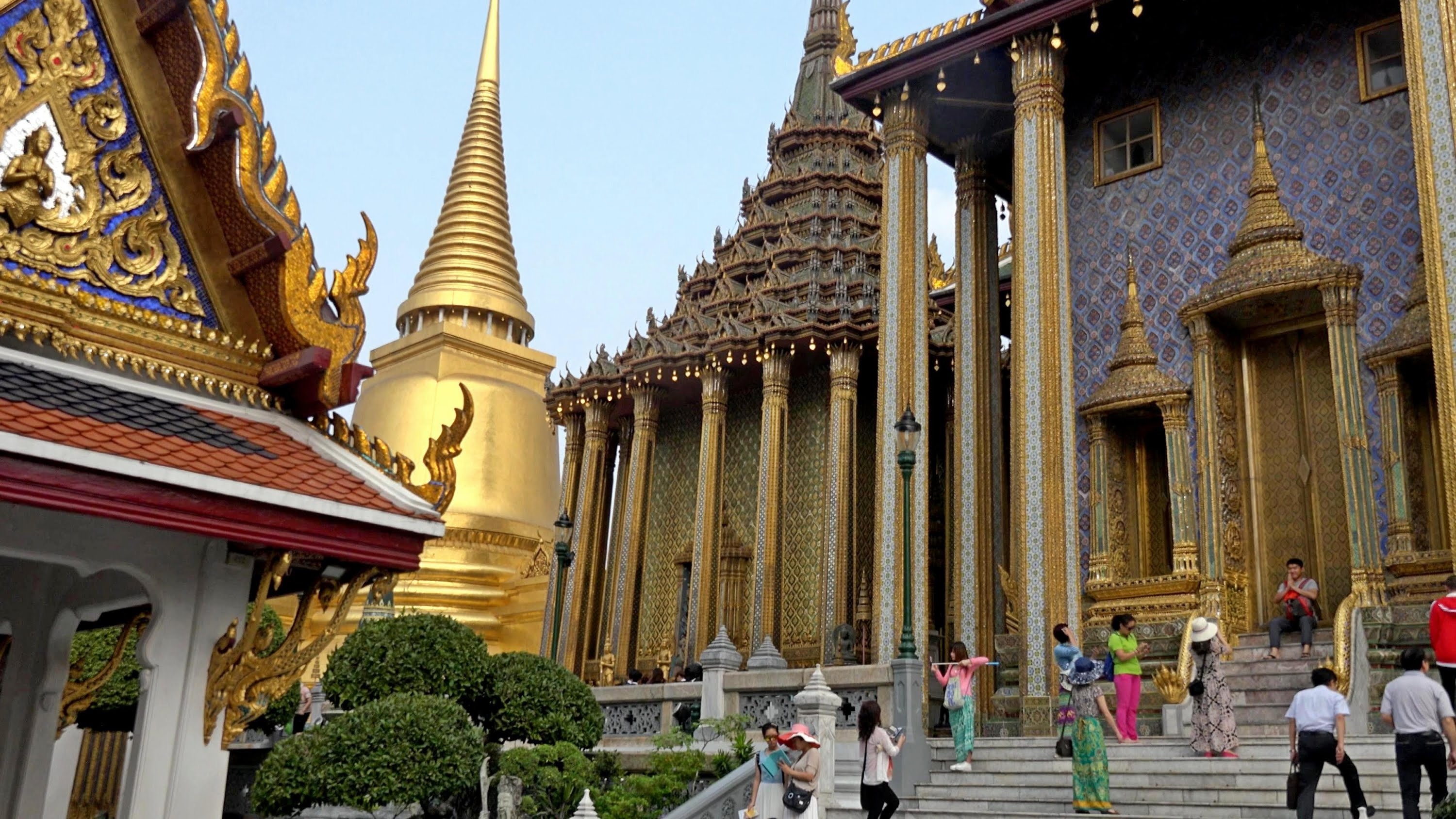 The Grand Palace, Bangkok, Local guides, Guided tours, 3000x1690 HD Desktop