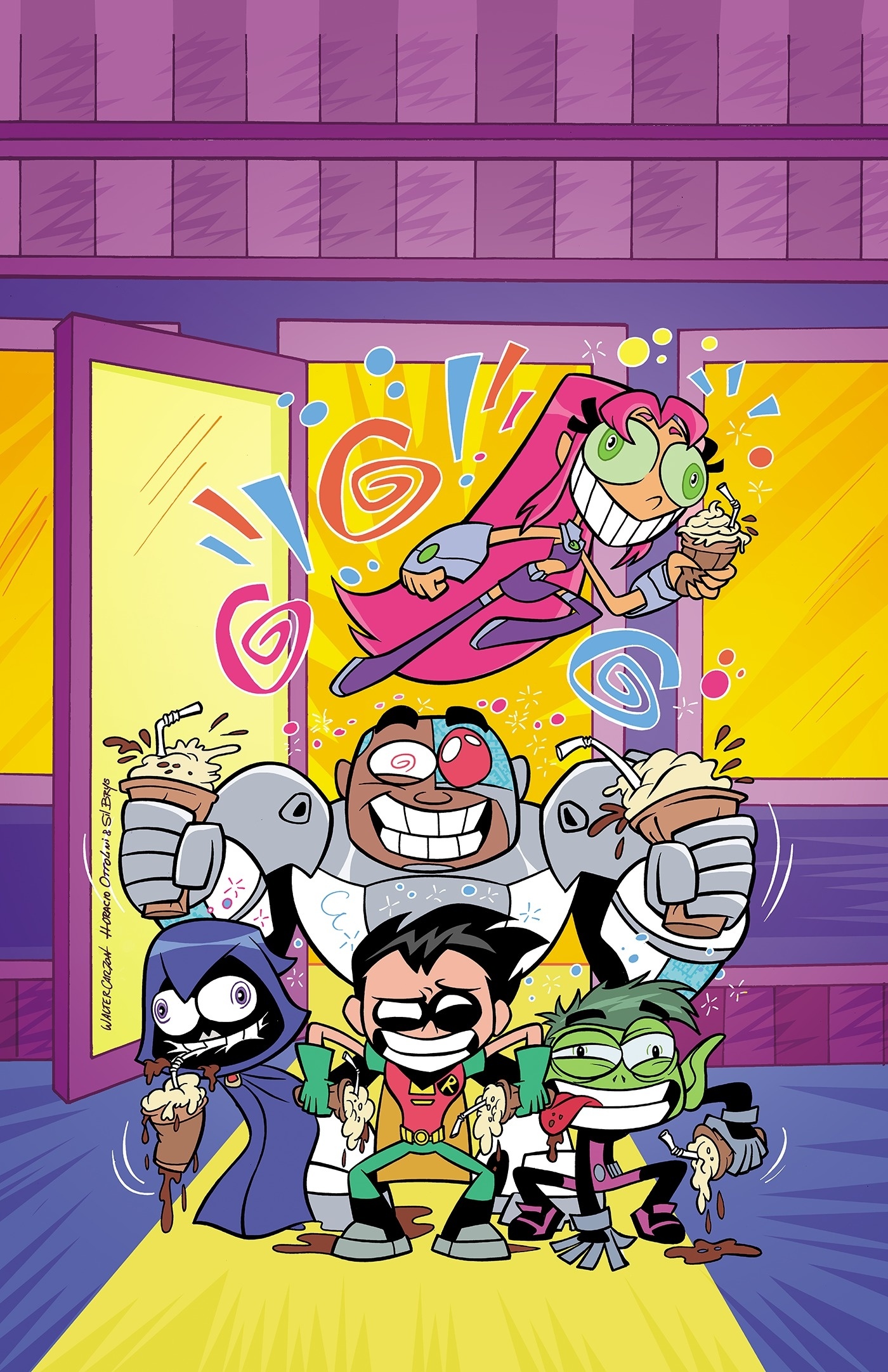 Teen Titans Go!, DC Super Hero Girls, Multiverse Mayhem, Falling Stars comic, 1400x2170 HD Phone