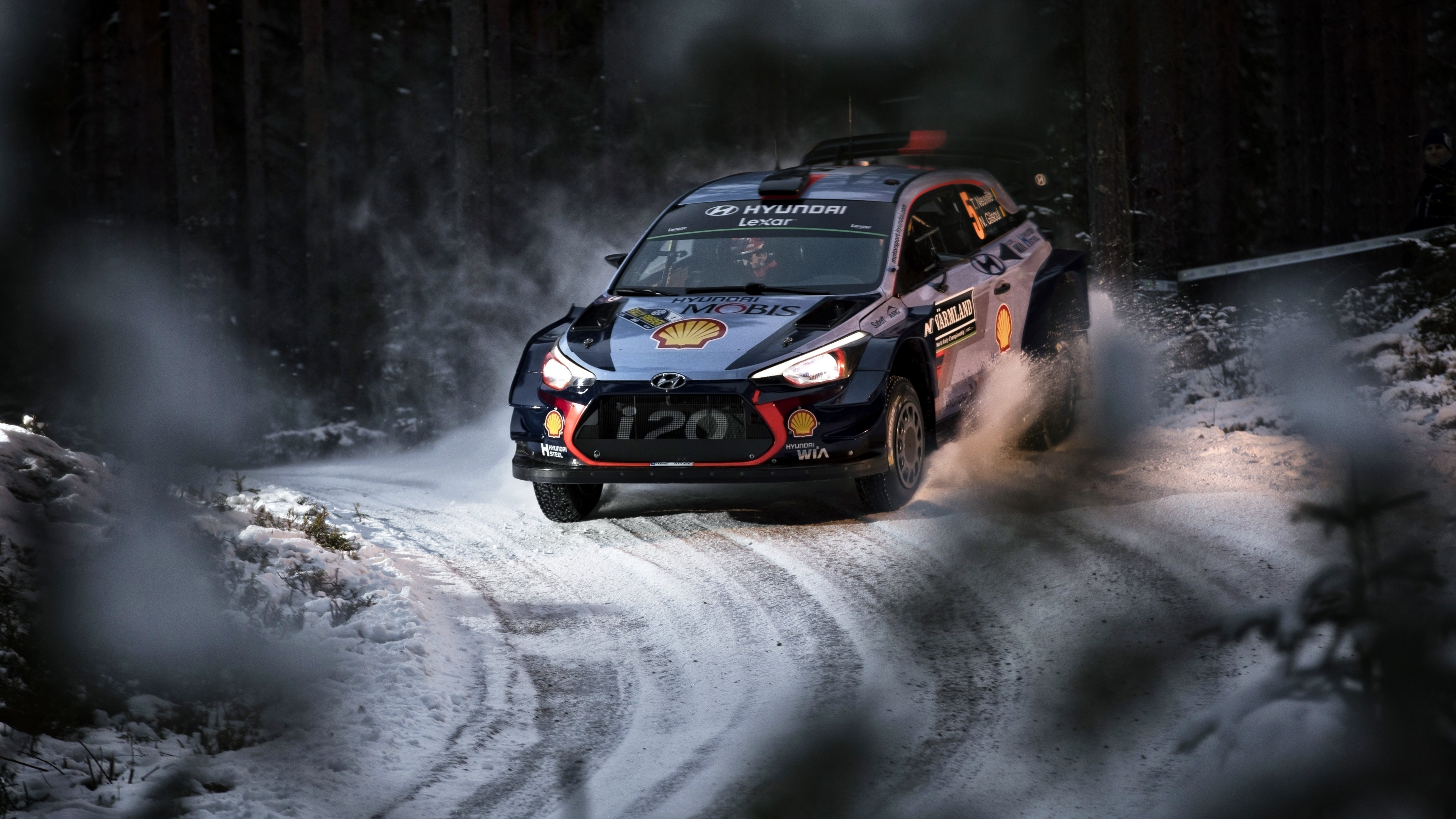 Hyundai i20, Rallycross Wallpaper, 3840x2160 4K Desktop