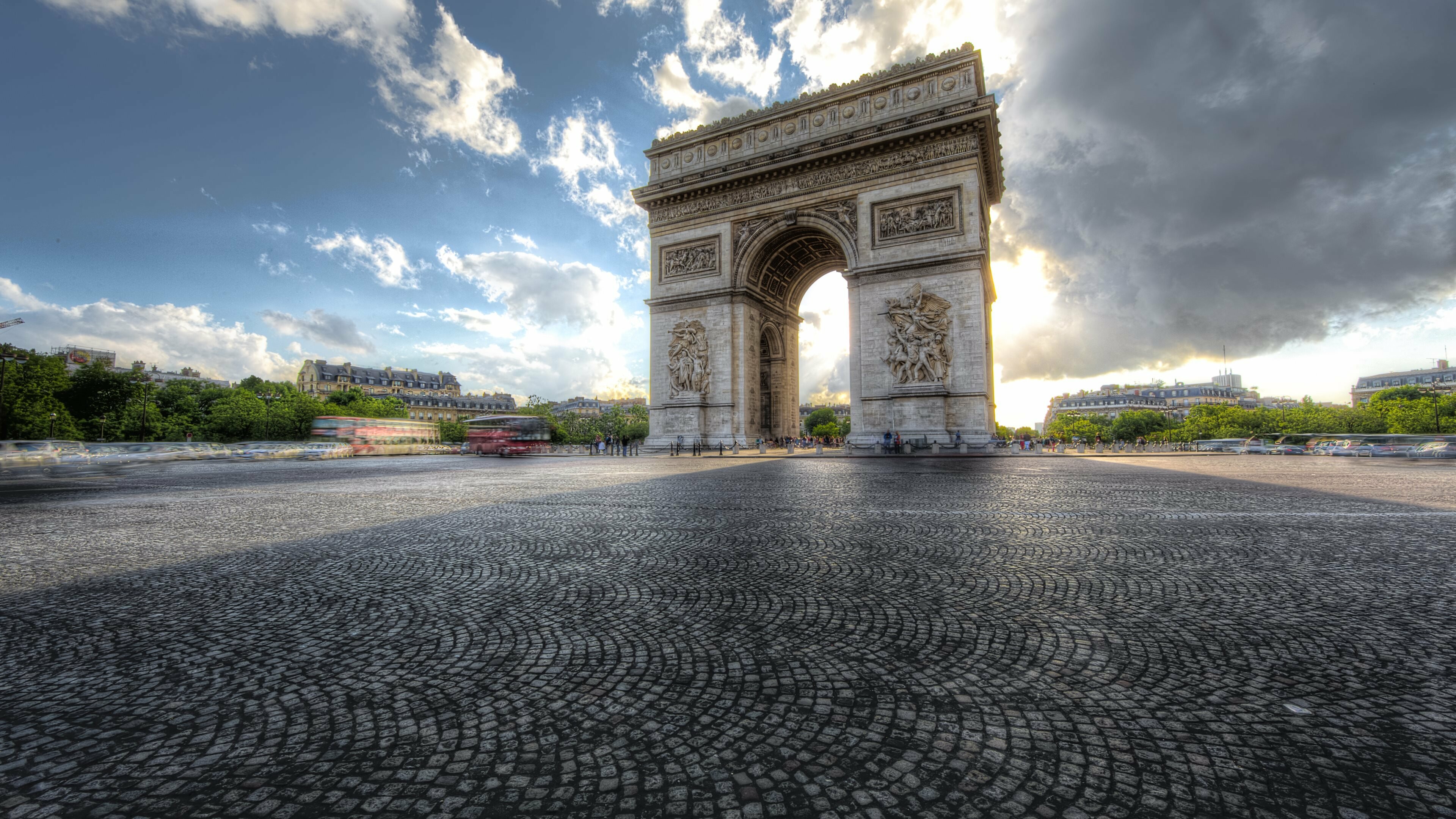 Arc de Triomphe, France Wallpaper, 3840x2160 4K Desktop